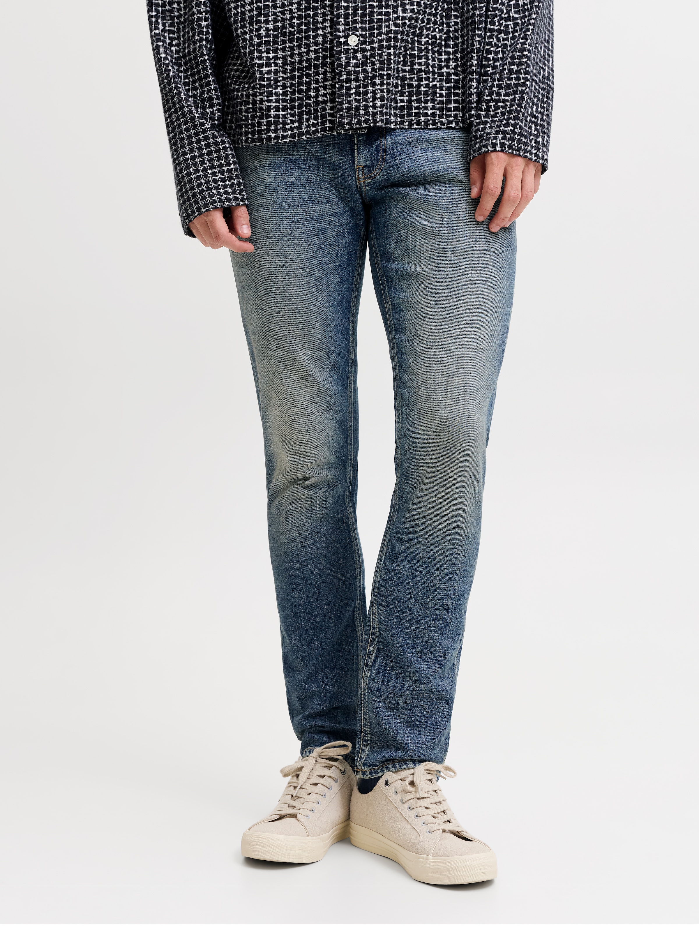 Image of Jack & Jones Slim-fit-Jeans "JJIGLENN JJDYLAN SBD 159 SN" Baumwollmischung, slim fit