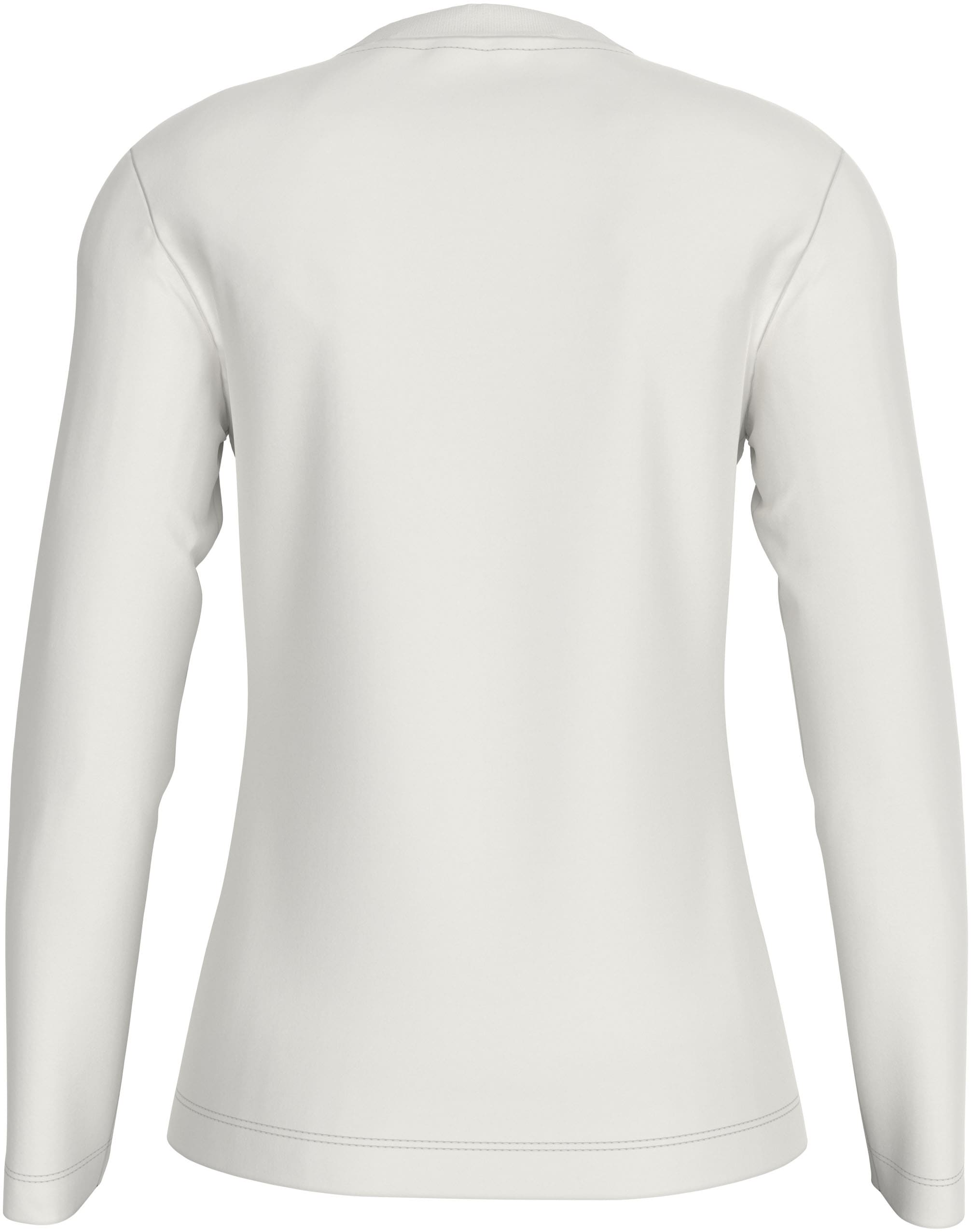 Calvin Klein Jeans Langarmshirt »MONOLOGO LOOSE LS TEE«, mit Logostickerei