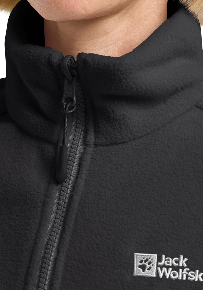 Jack Wolfskin Fleecejacke »LAKE RIDGE JKT M«, Winddicht, atmungsaktiv, Übergangsjacke