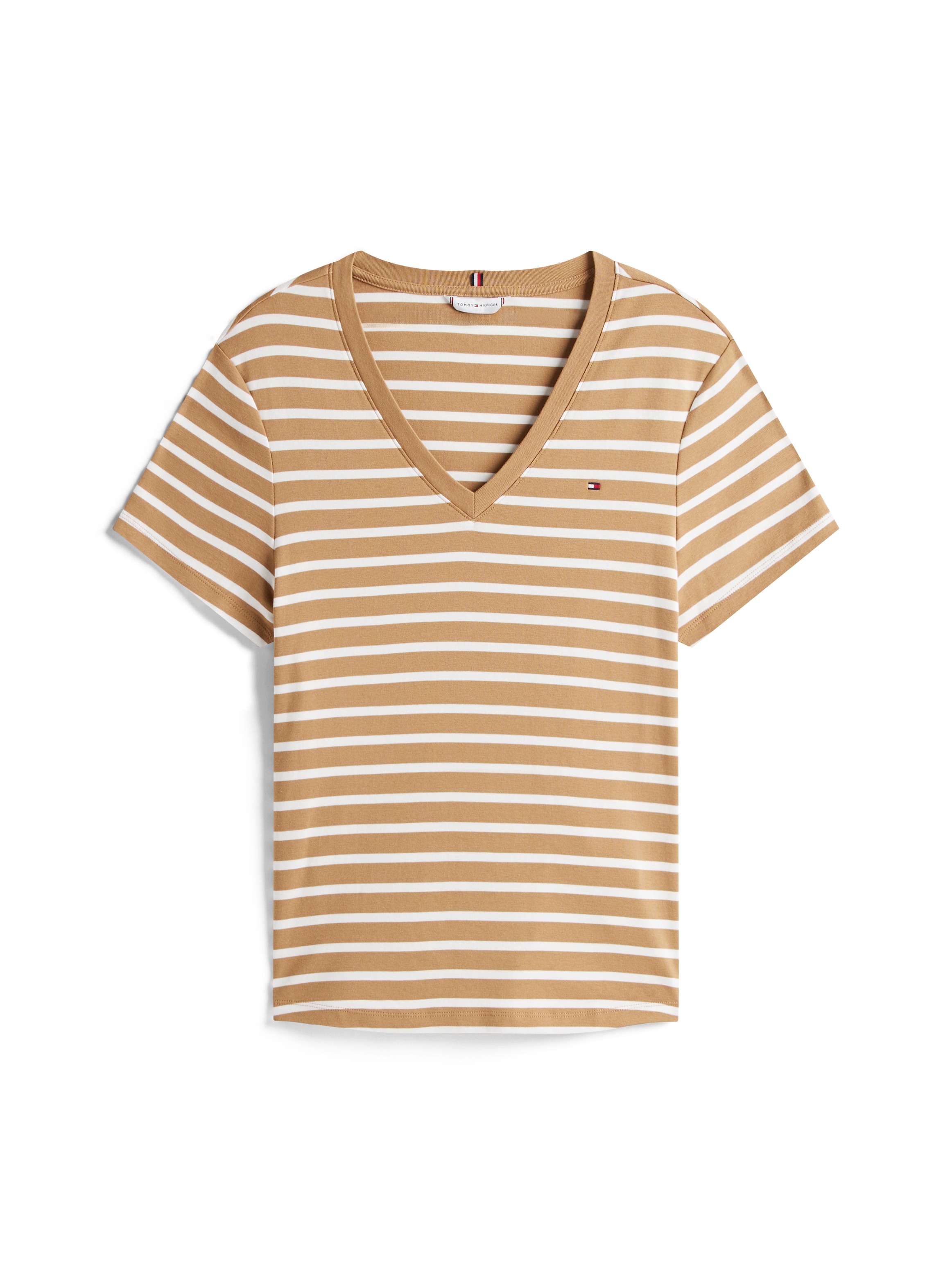 Tommy Hilfiger Curve V-Shirt »CRV SLIM CODY V-NK SS«, in Grossen Grössen