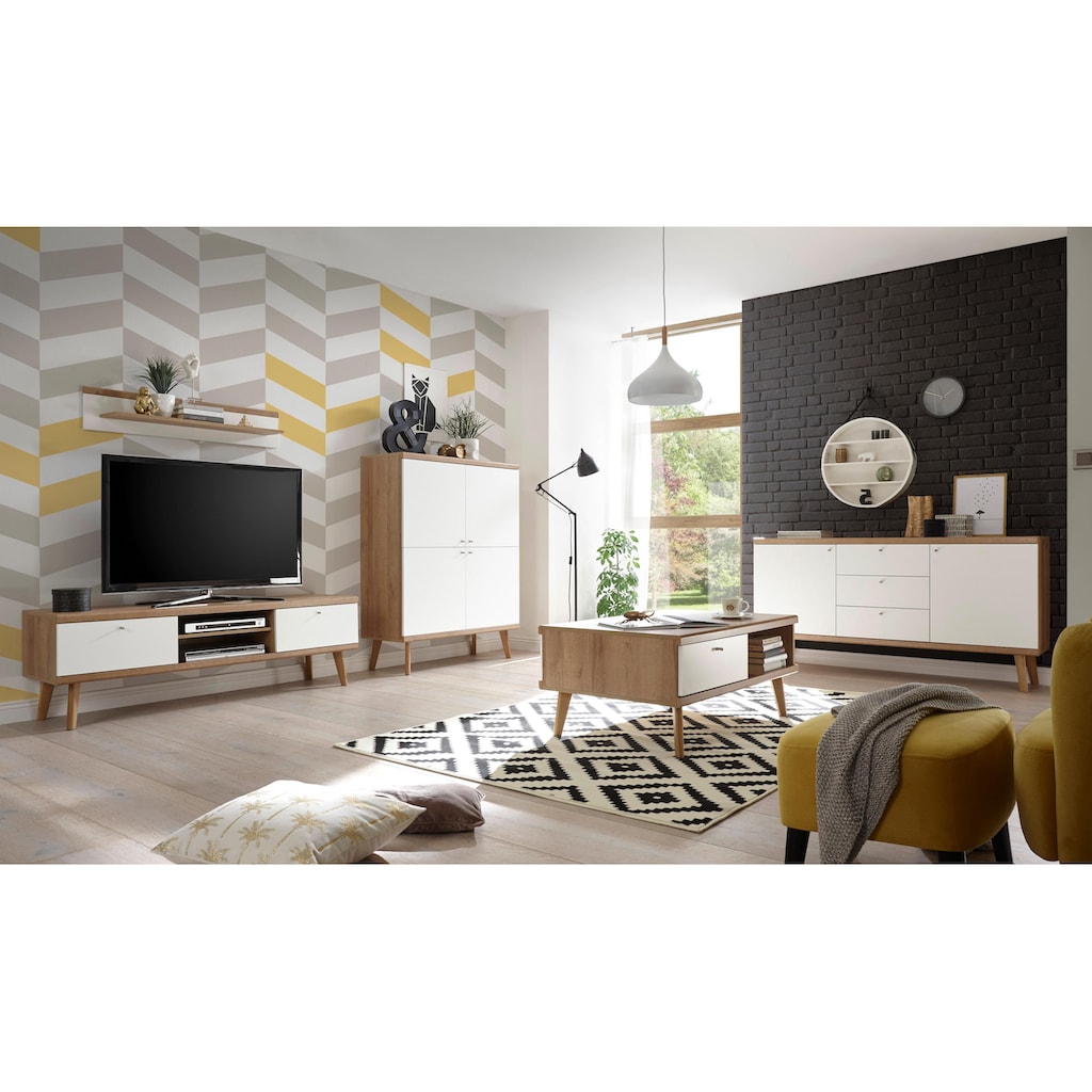 andas Sideboard »Merle«, im skandinavischen Design, Breite 160 cm