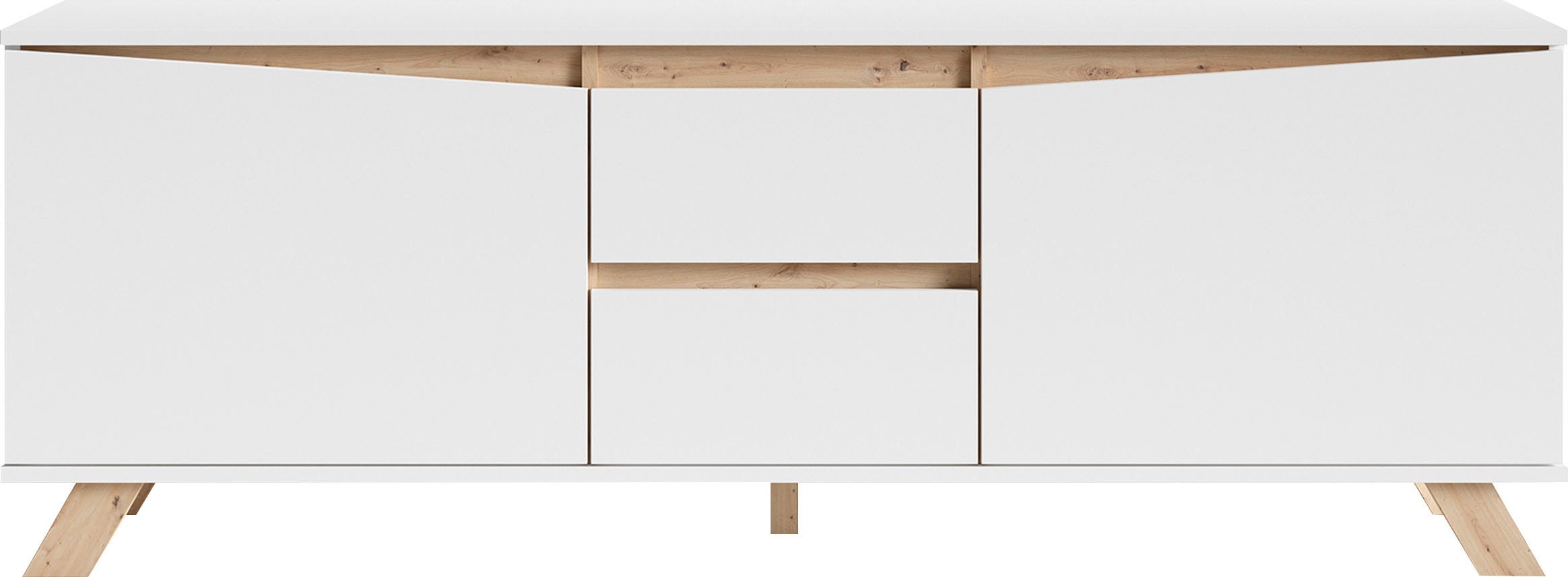 Image of Home affaire Lowboard "Valentin" 160cm TV Board mit 2 Türen und 2 Schubkästen in modernem Skandi Design