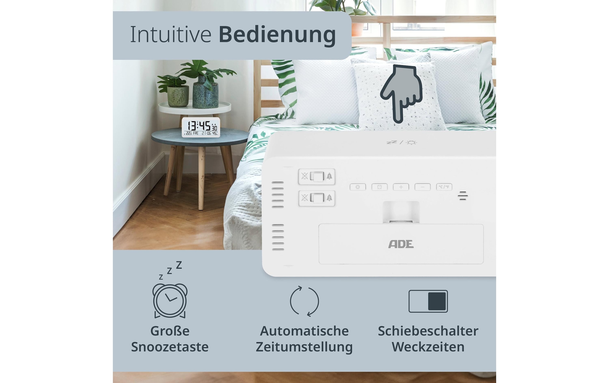 ADE Tischuhr »digital«