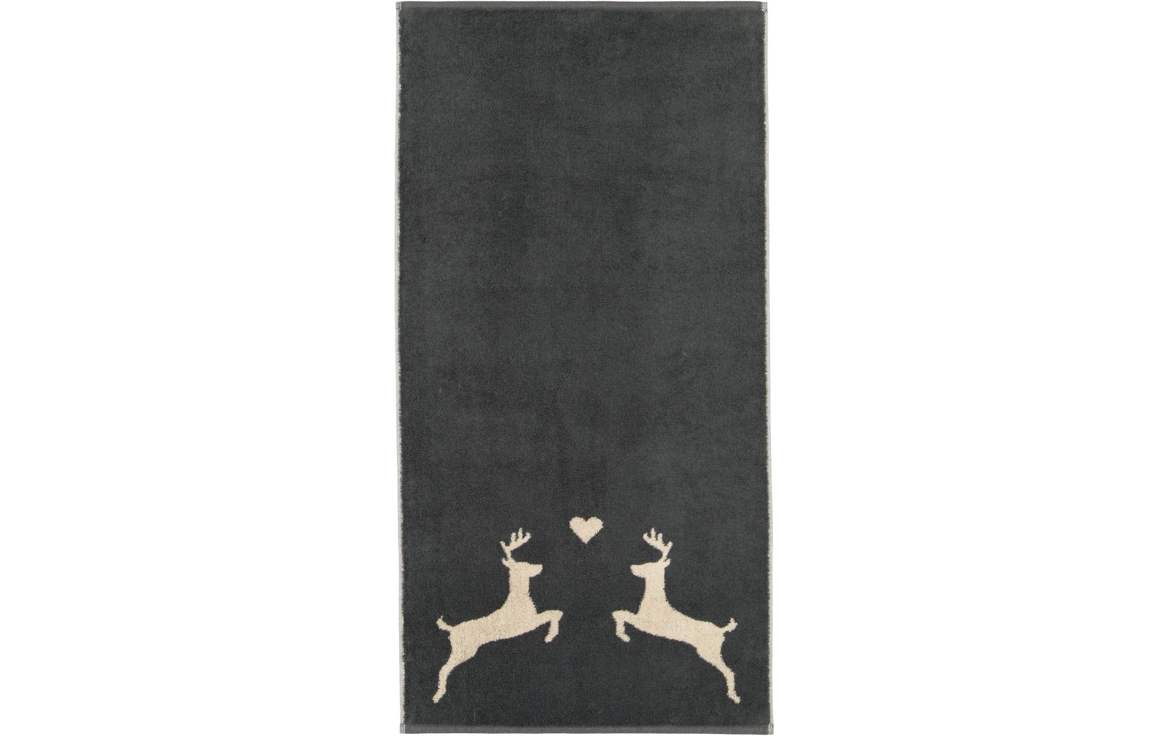 Cawö Duschtuch »Alpenchic Edition Hirsch 70 x 140 cm«, (1 St.)