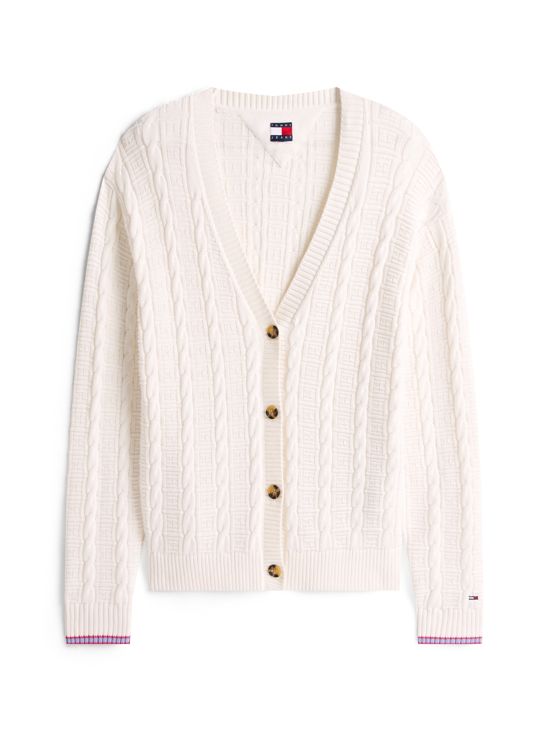 Tommy Jeans Veste en tricot »TJW CABLE CARDIGAN« mit Zopfmuster