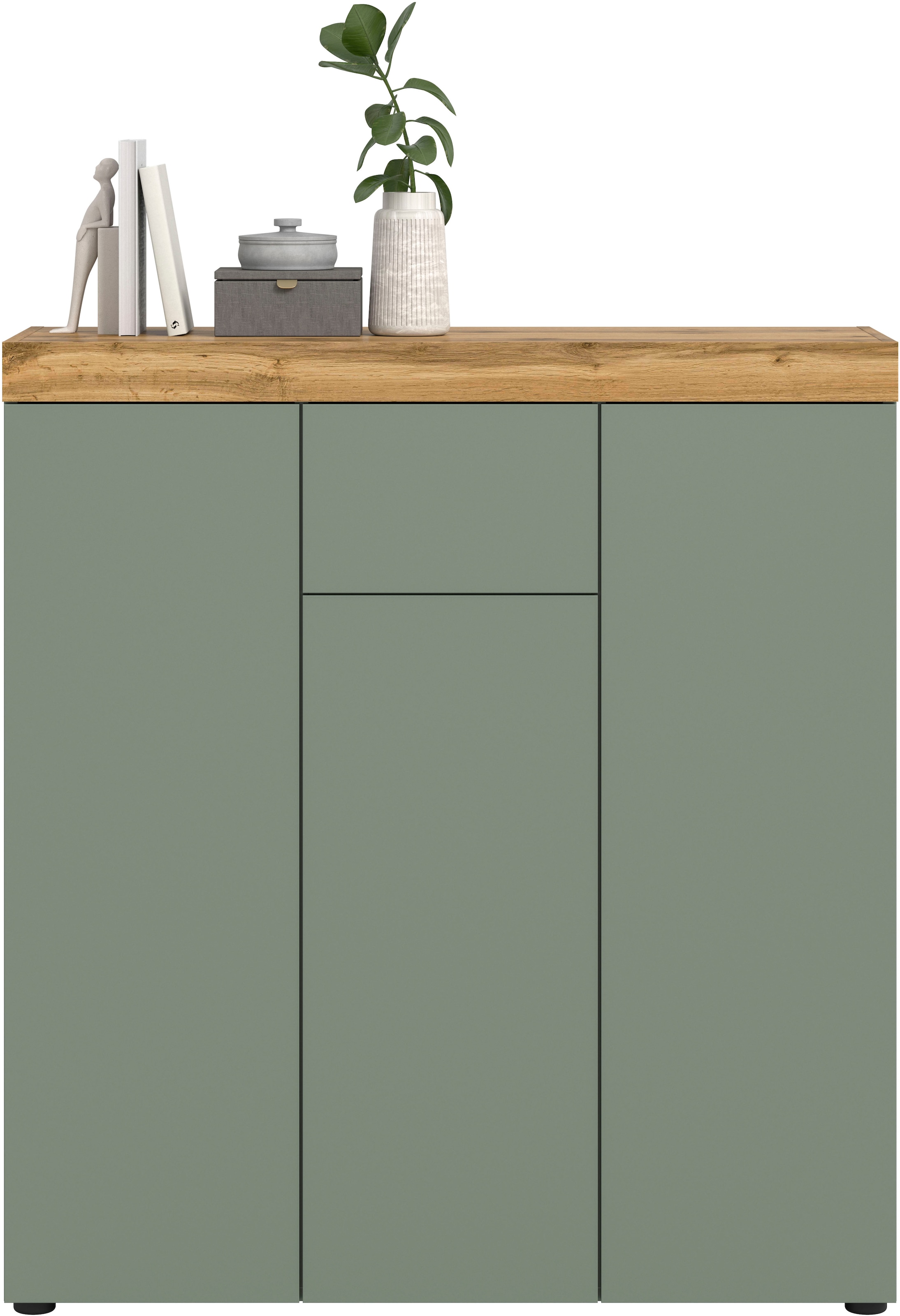 GOODproduct Buffet haut »MAMBO, TOPSELLER!, Höhe 115 cm, in verschiedenen Farben erhältlich« 2 farbige Ausführung, in verschiedenen Farben erhältlich, 1 cuis tlg. Kommode, Sideboard, Wohnzimmer, Schlafzimmer