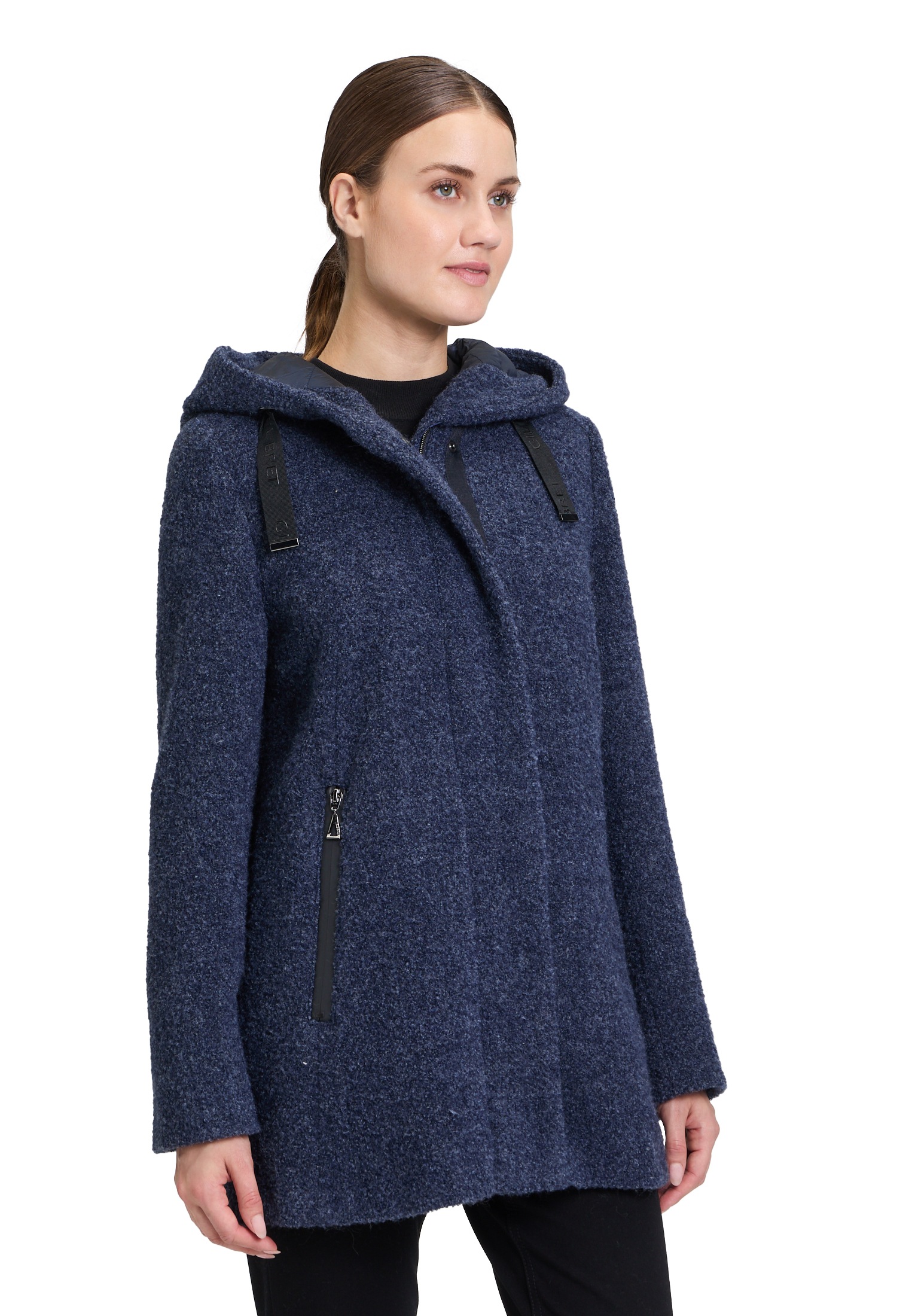 Gil Bret Wolljacke, mit Kapuze, mit Kapuze