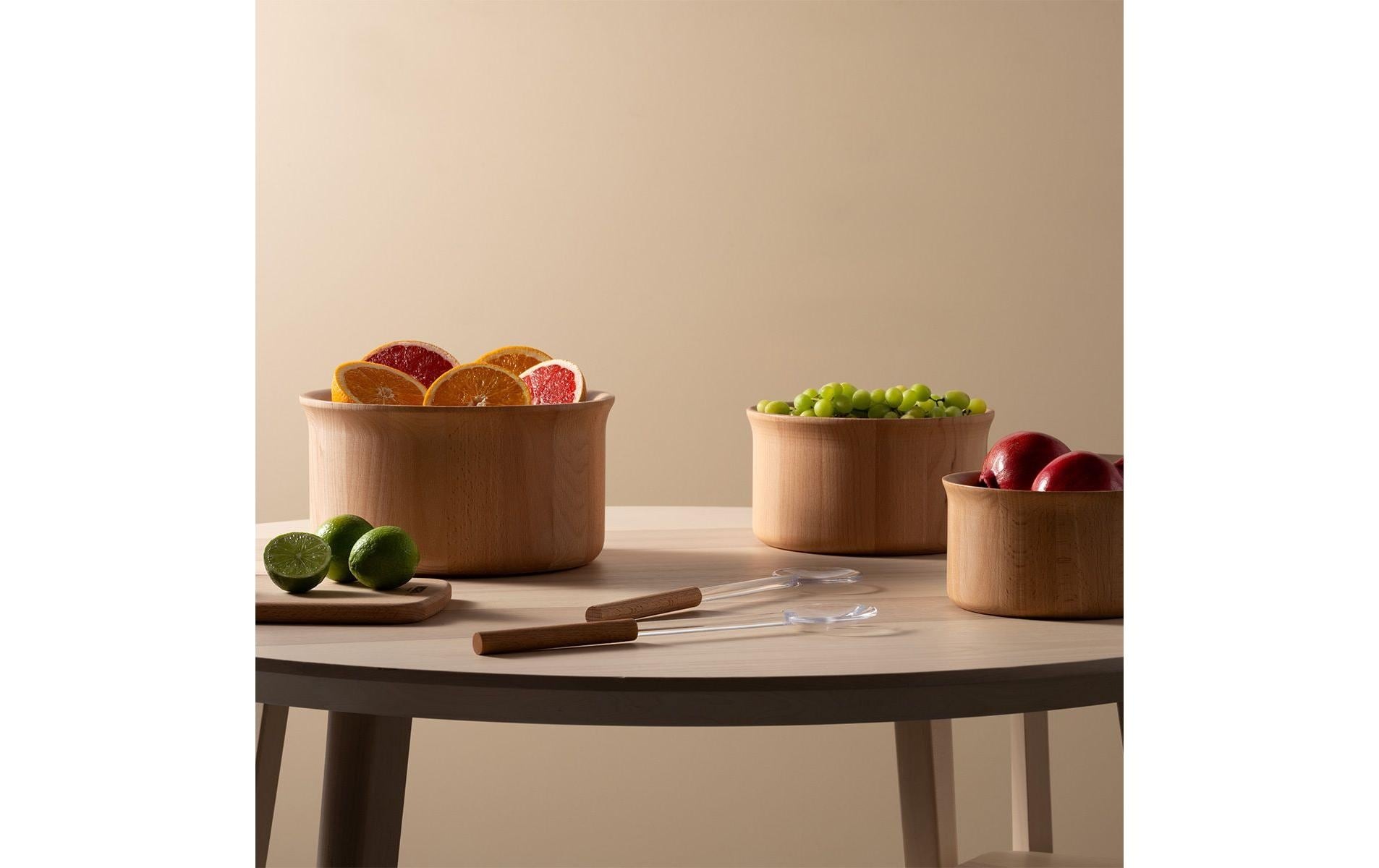 Bodum Salatschüssel »Set Nissen 3-teilig Buche«, aus Holz