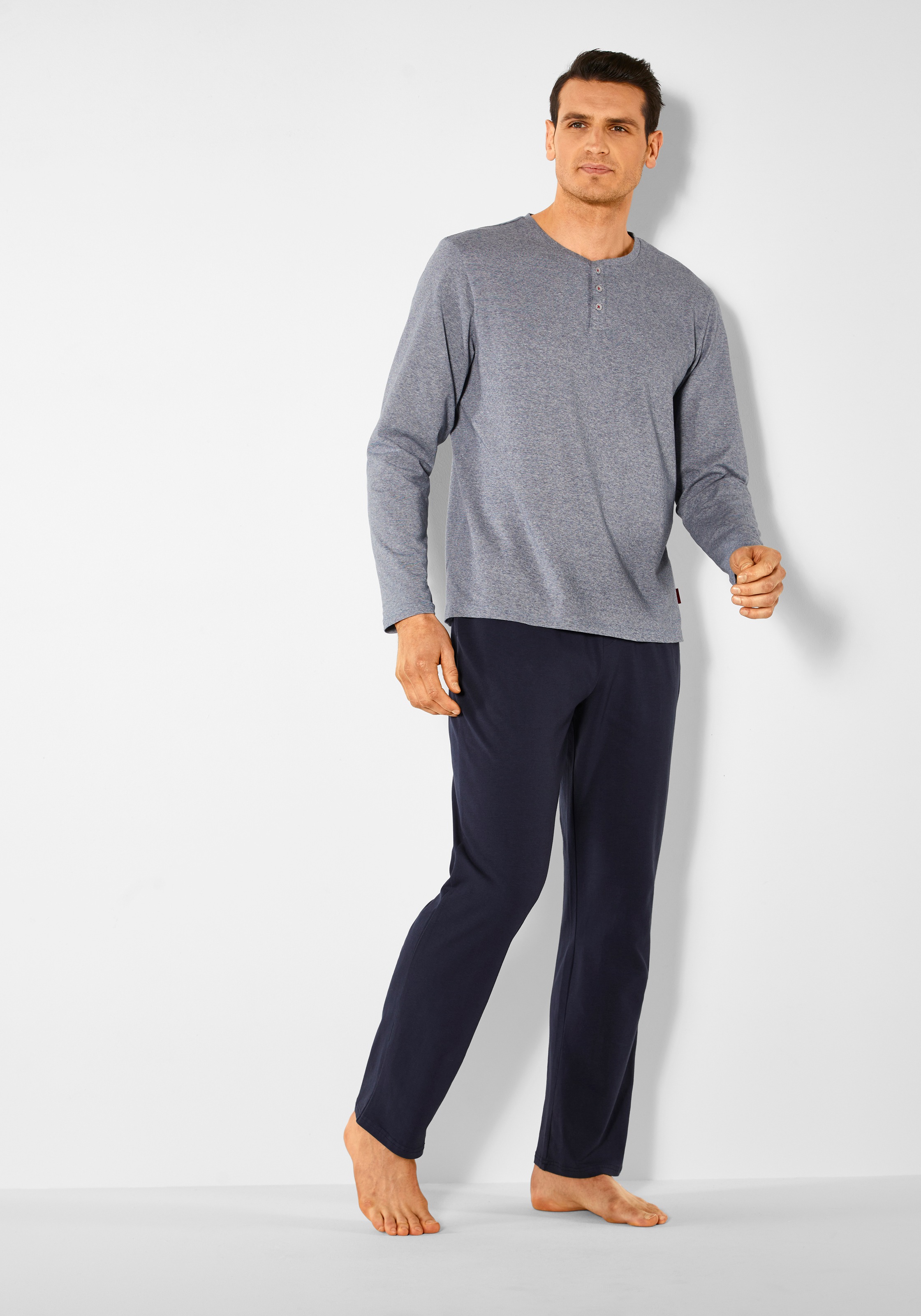 Image of s.Oliver Pyjama 1 Stück, 2 tlg. Schlafanzug mit Knopfleiste