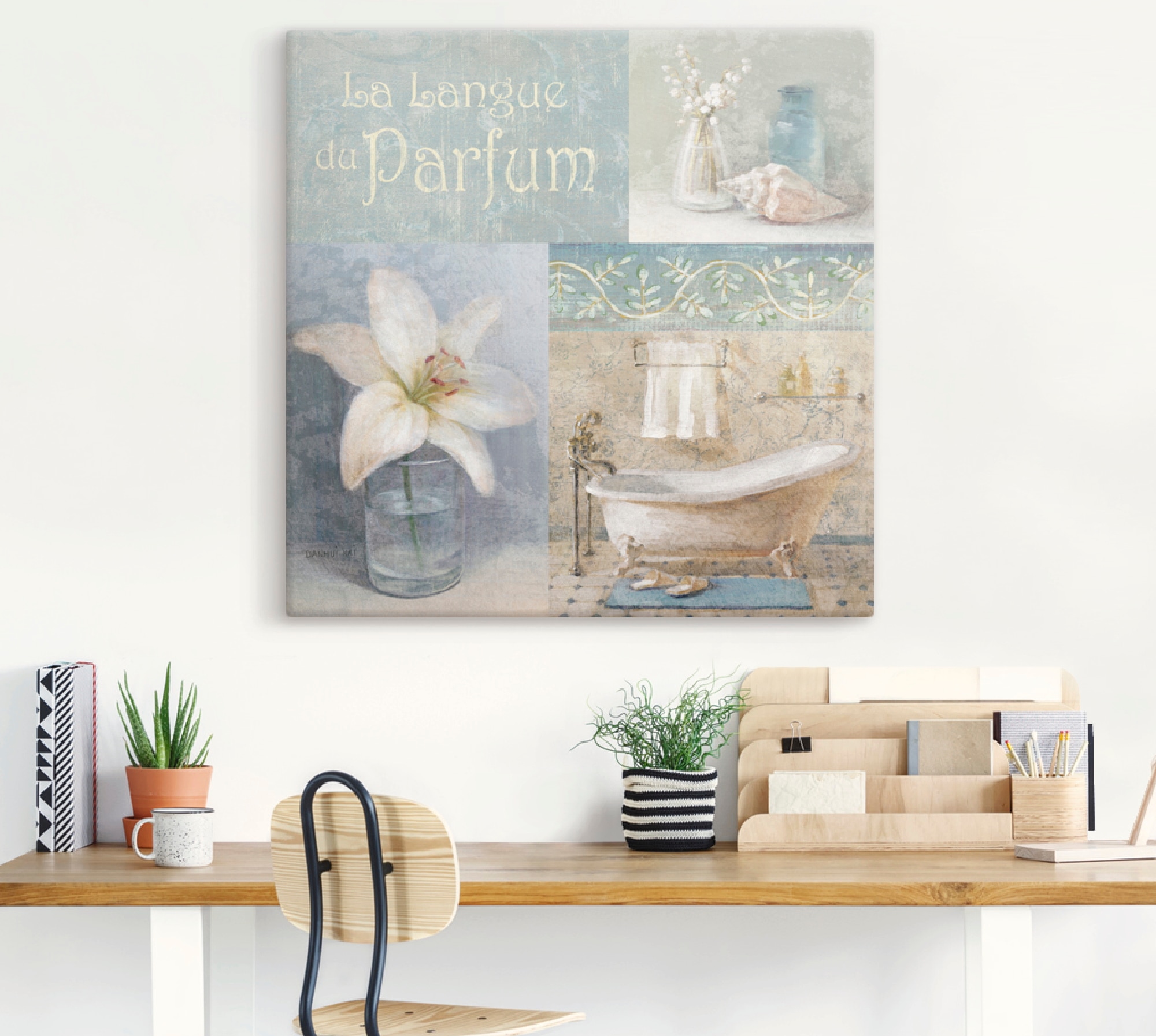 Artland Leinwandbild »Parfum I«, Arrangements, (1 St.), auf Keilrahmen gespannt