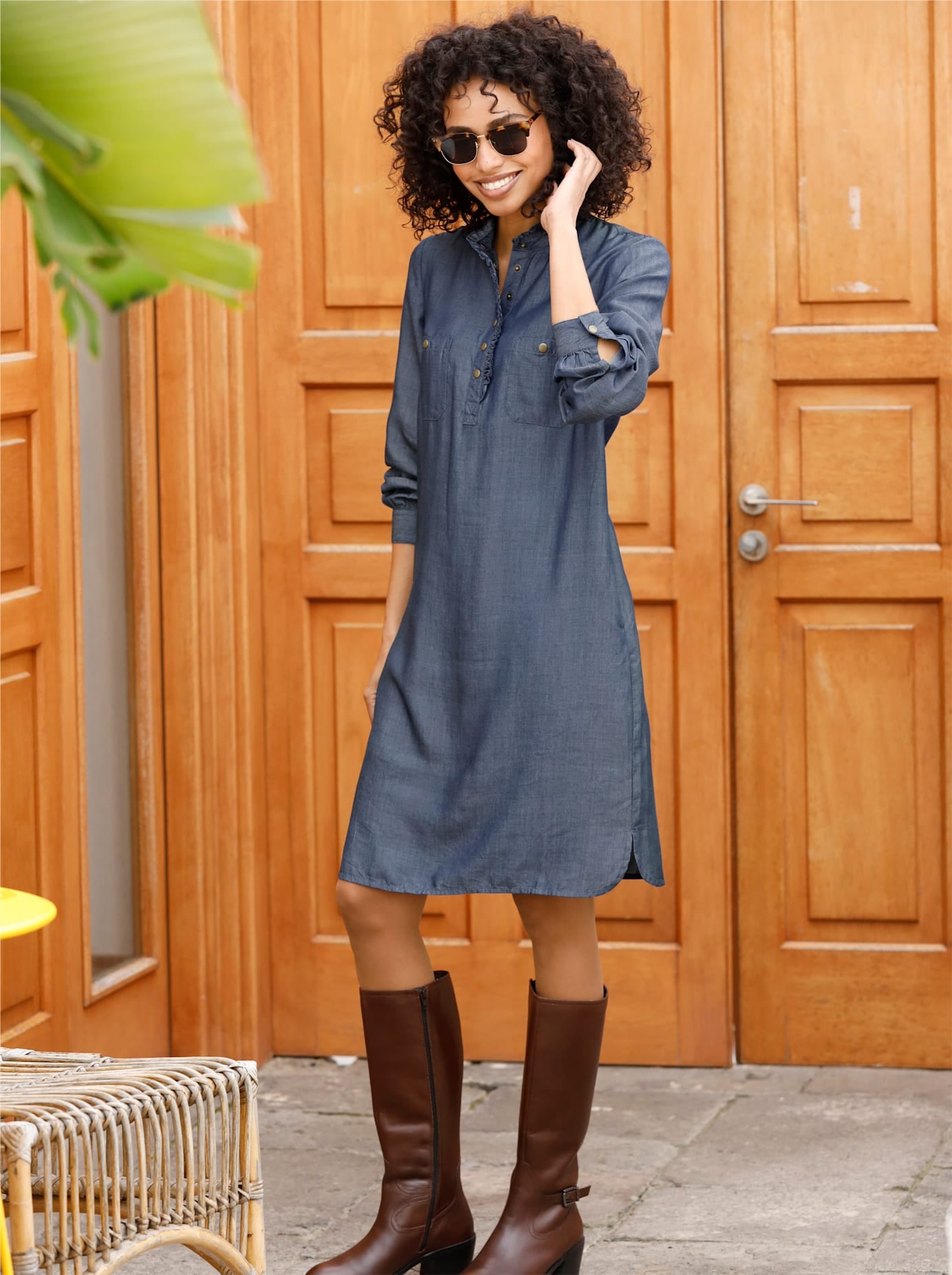 Image of heine Blusenkleid "Kleid" Nahttasche