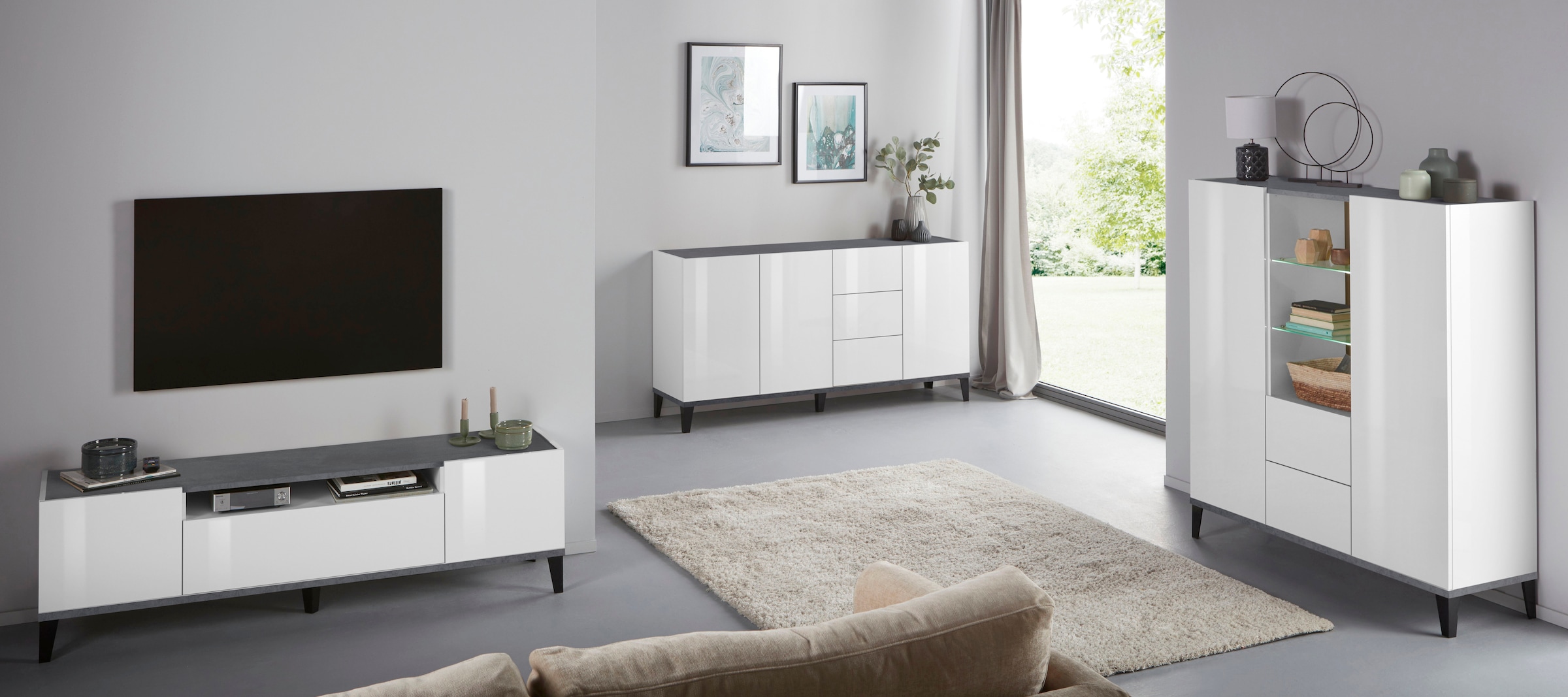 INOSIGN Lowboard »SunriseTV-Board, TV-Schrank«, Breite 160 cm