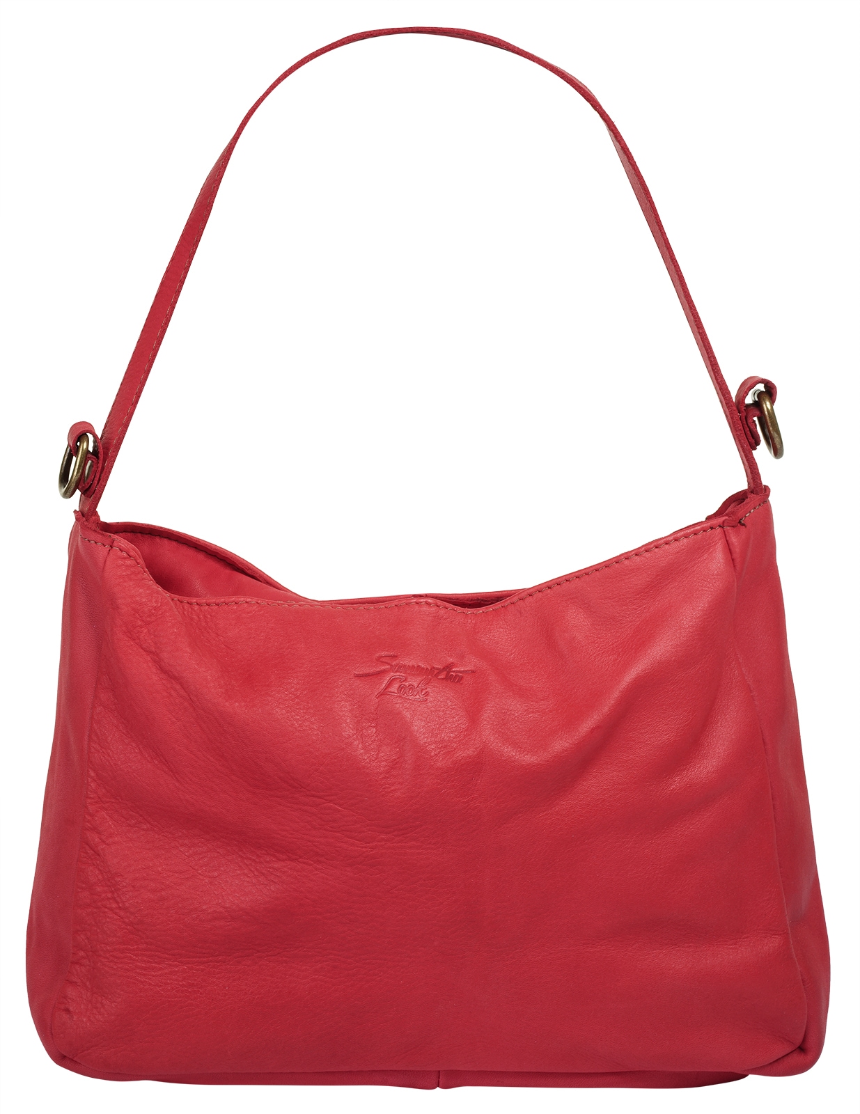 Samantha Look Umhängetasche echt Leder, Made in Italy