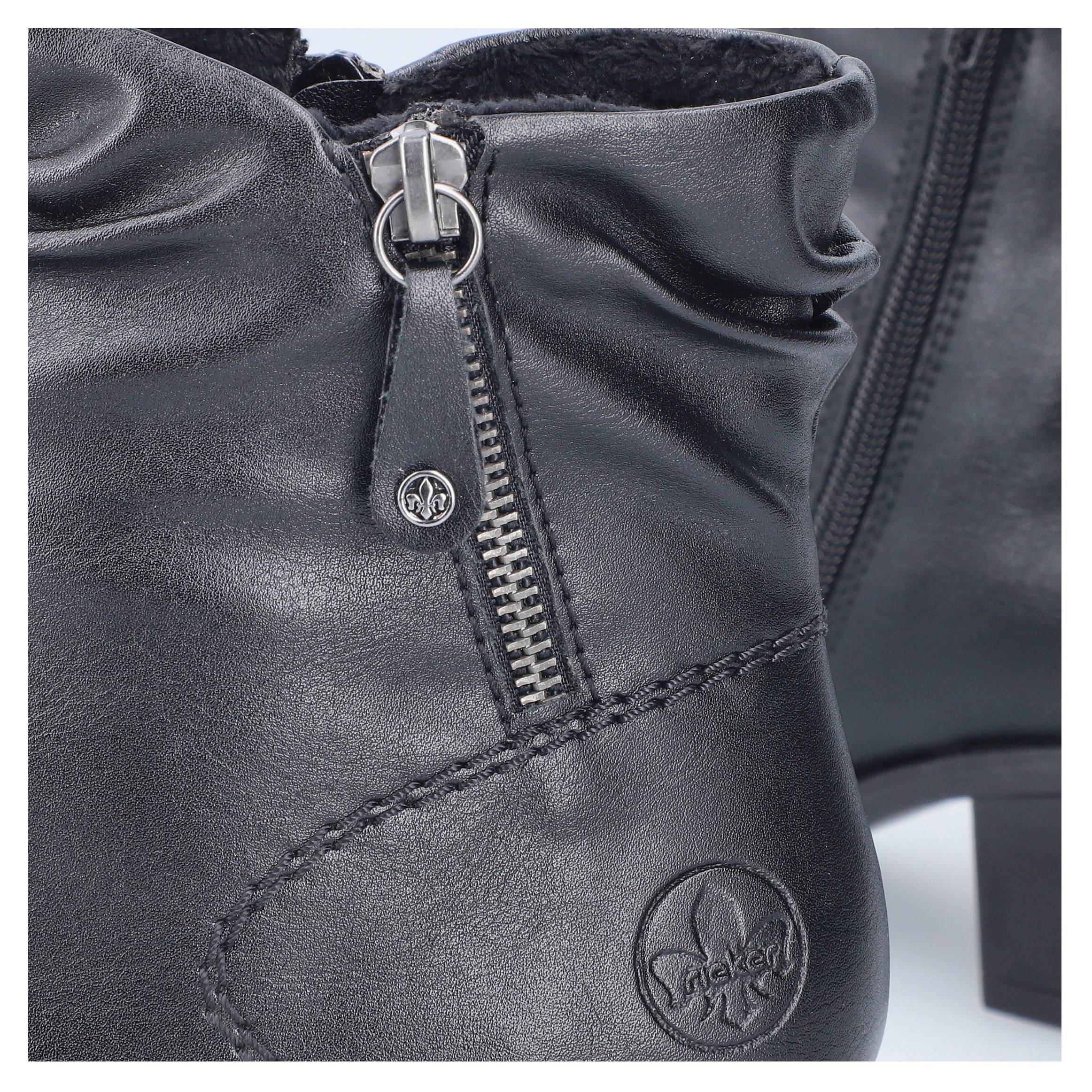 Rieker Stiefelette  Boots, Klassik-Stiefelette, Blockabsatz, mit slouchy Schaft