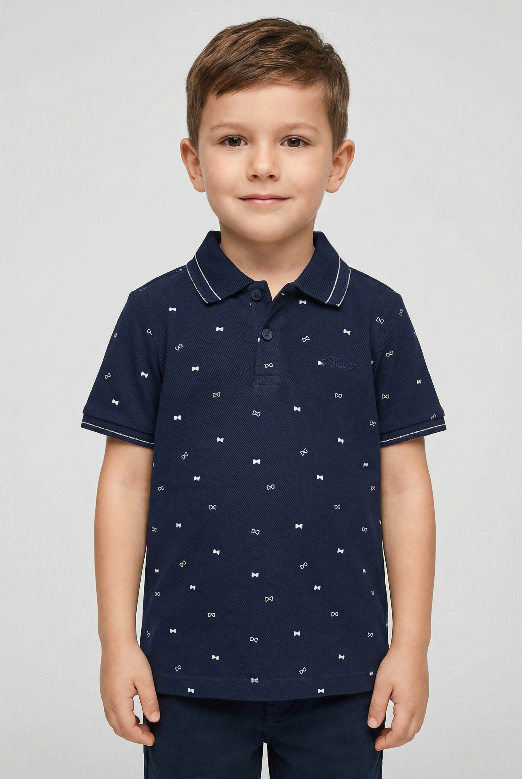 s.Oliver Junior Polo mit Logo-Stickerei, für Boys