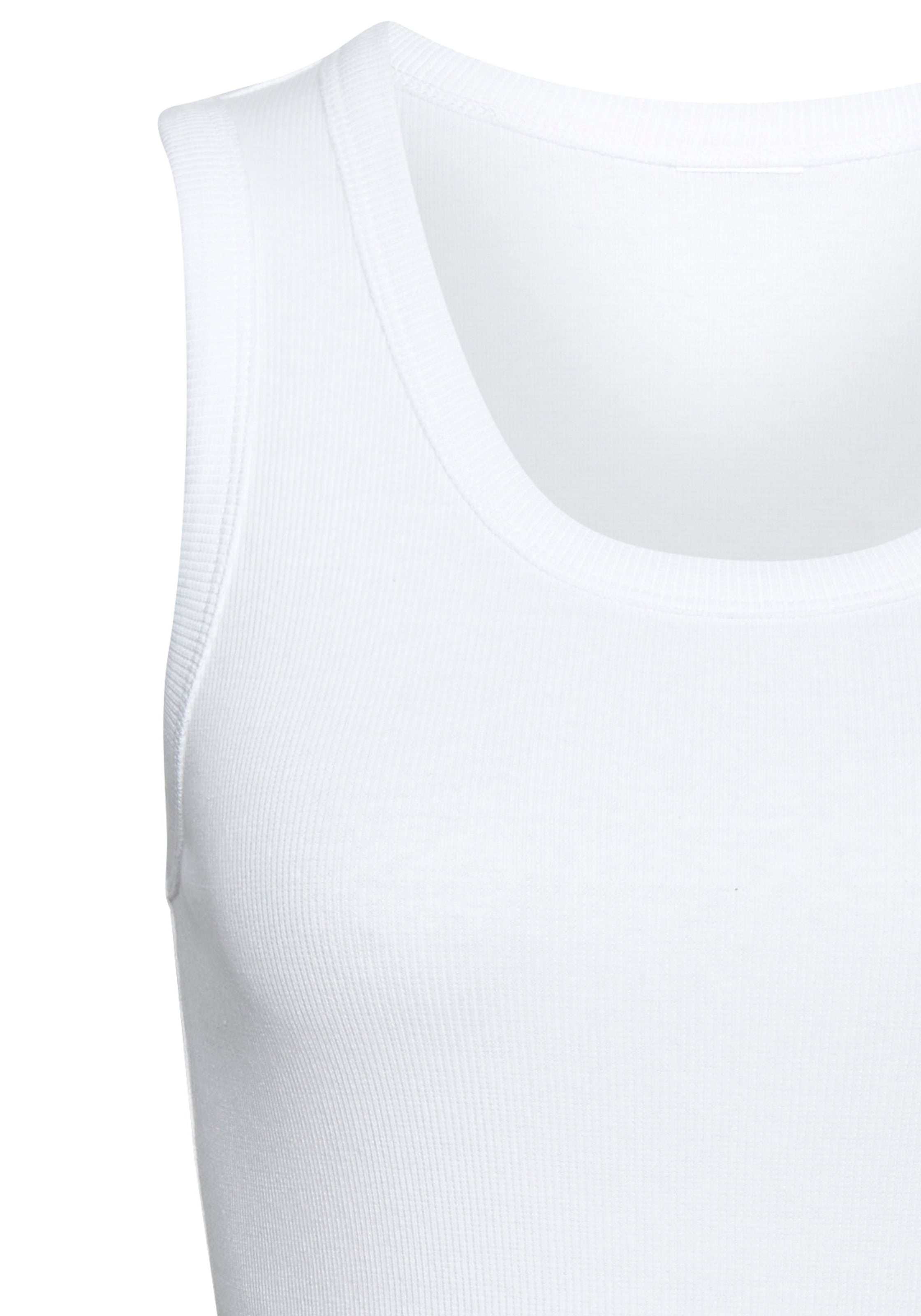 Vivance Tanktop, (Packung, 2 tlg.), aus weicher Baumwoll-Ripp-Qualität