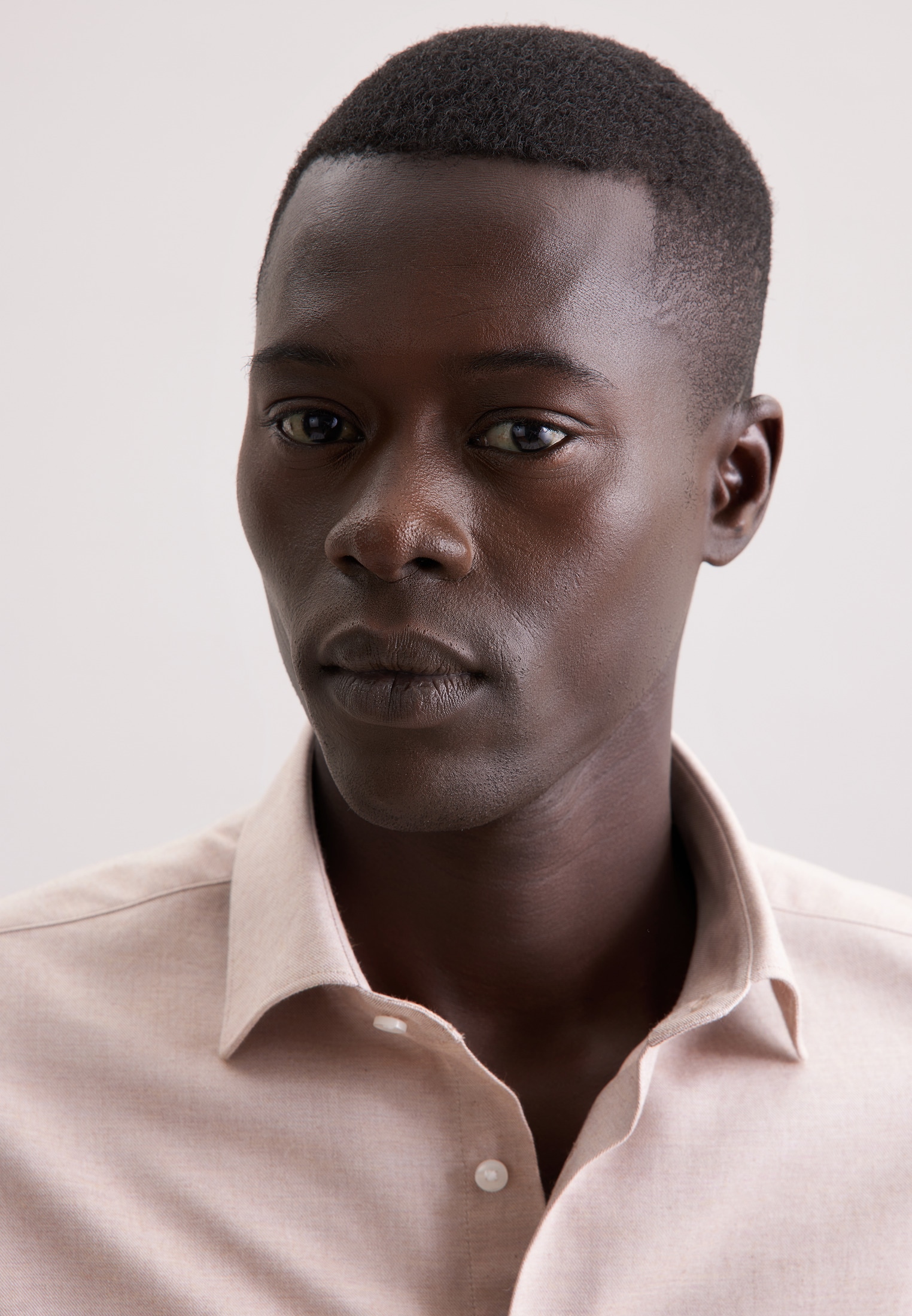 seidensticker Flanellhemd »Schwarze Rose« Slim 1/1 Kentkragen Uni