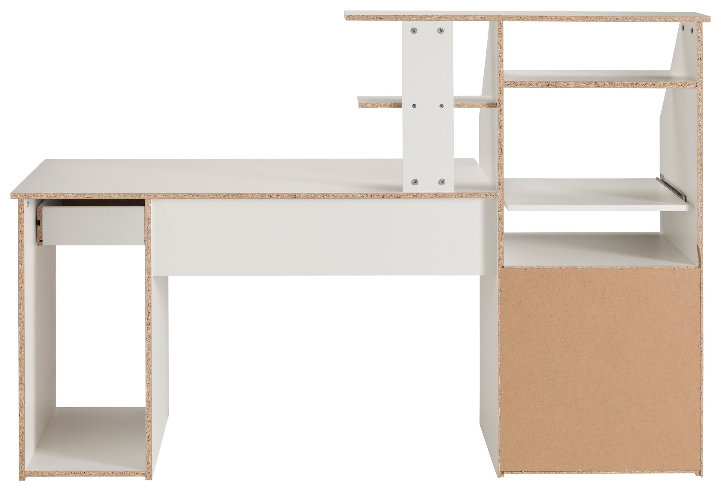 VOGL Möbelfabrik Schreibtisch »Don«, mit Tastatur- & Druckerauszug, Breite 137,5 cm, Made in Germany