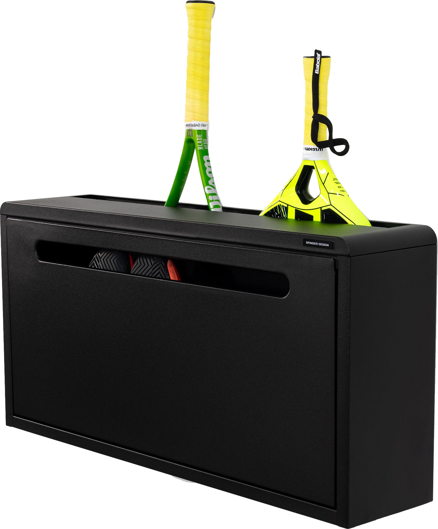 Spinder Design Armoire à chaussures »LUIGI« armoire à chaussures en acier avec compartiment