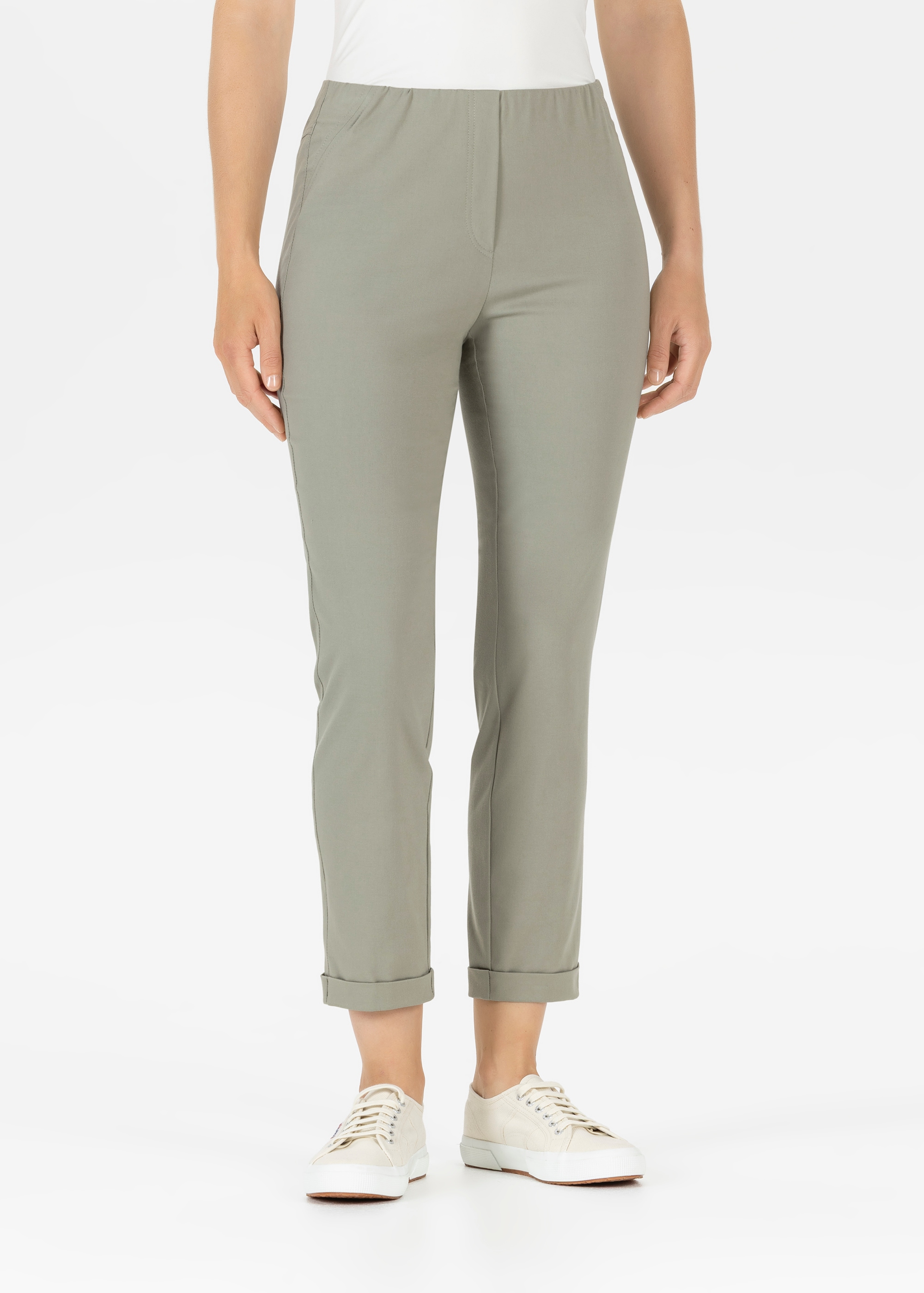 Stehmann Stoffhose »Sylvia-680«  3/4-Hose mit schmalem Bein