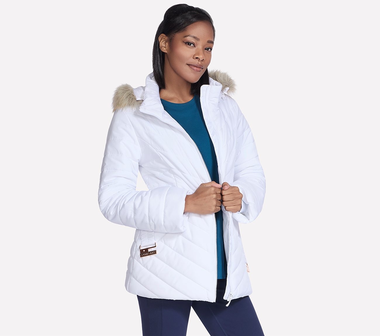 Skechers Veste d'hiver »ON-THE-GO BELTED PARKA« mit Kapuze