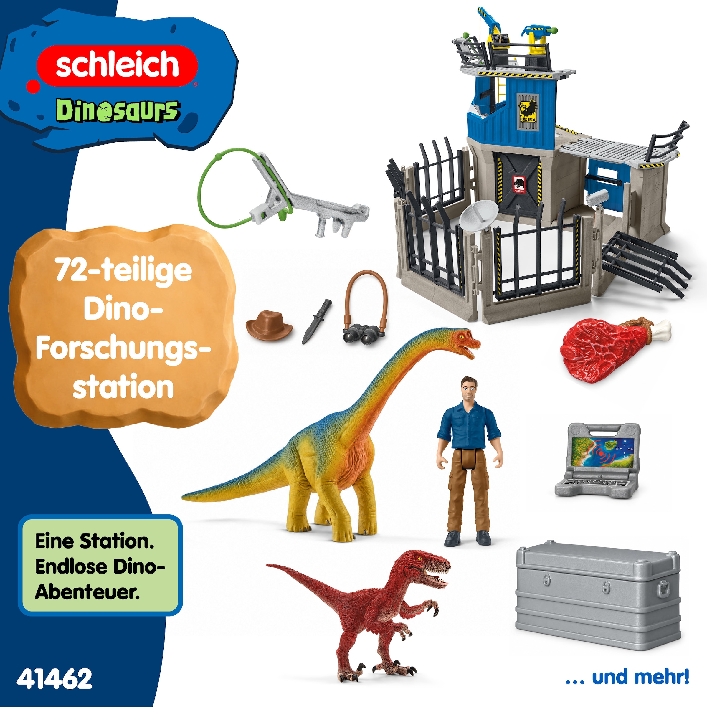 Schleich® Spielwelt »DINOSAURS, Grosse Dino-Forschungsstation (41462)« Made in Germany
