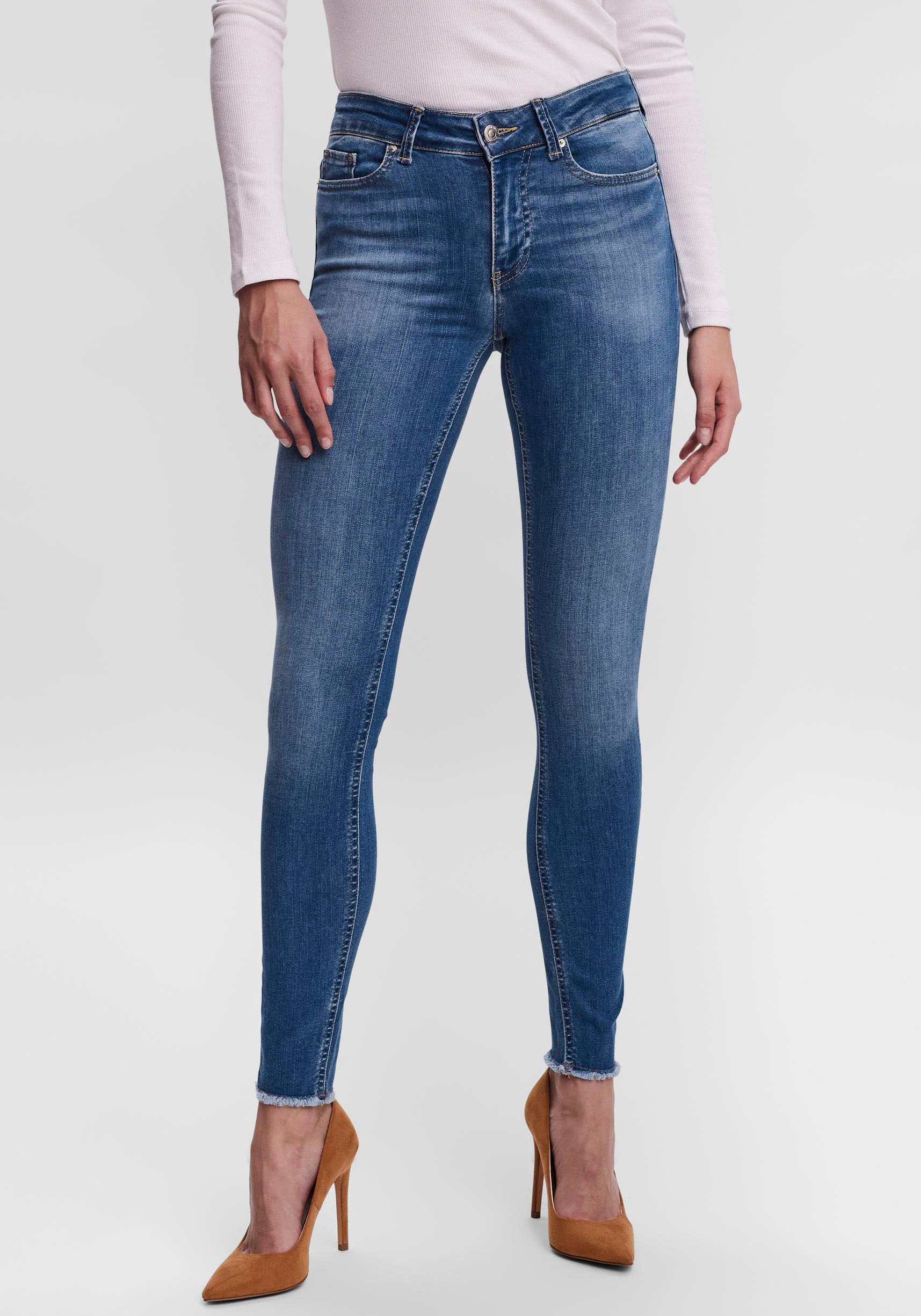 Image of Vero Moda Skinny-fit-Jeans »VMPEACH MR SKINNY ANK CUT« bei Ackermann Versand Schweiz