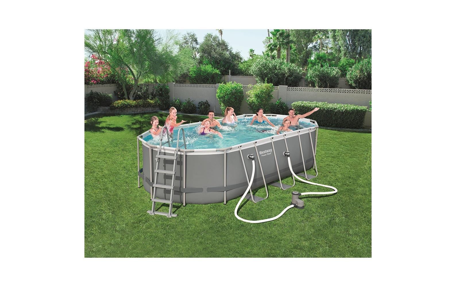 Bestway Pool »Power Steel Frame Komplett-Set 549 x 274 x 122cm«