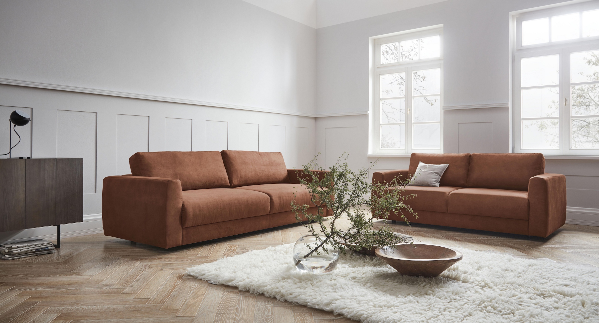 andas 2,5-Sitzer »Hobro«, in 3 Bezugsqualitäten in vielen Farben, Design by Morten Georgsen