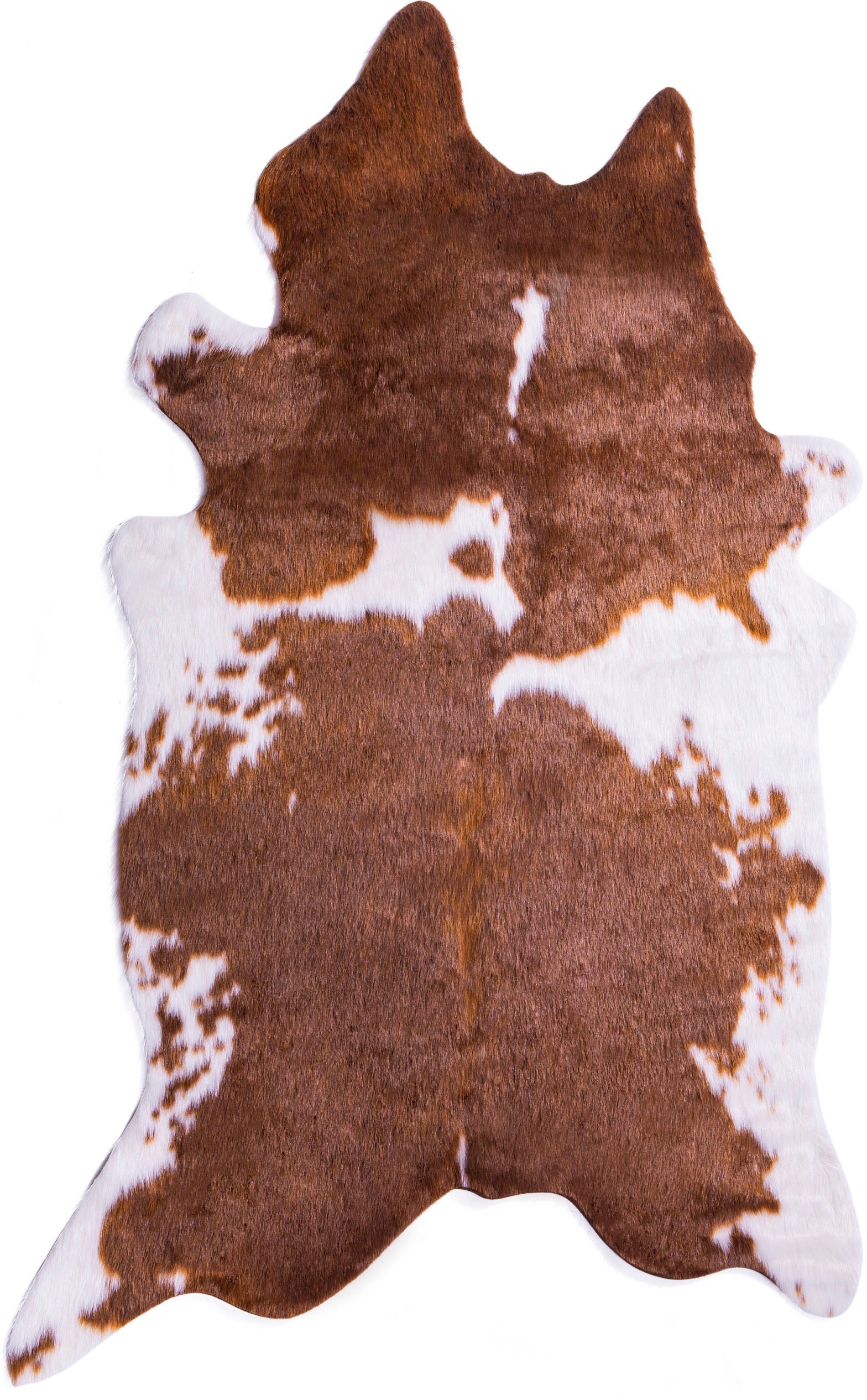 Image of my home Fellteppich »Rinder-Fell Imitat«, fellförmig, 20 mm Höhe, Kunstfell, Kuhfell-Optik, idealer Teppich für Wohnzimmer, Schlafzimmer, Arbeitszimmer bei Ackermann Versand Schweiz