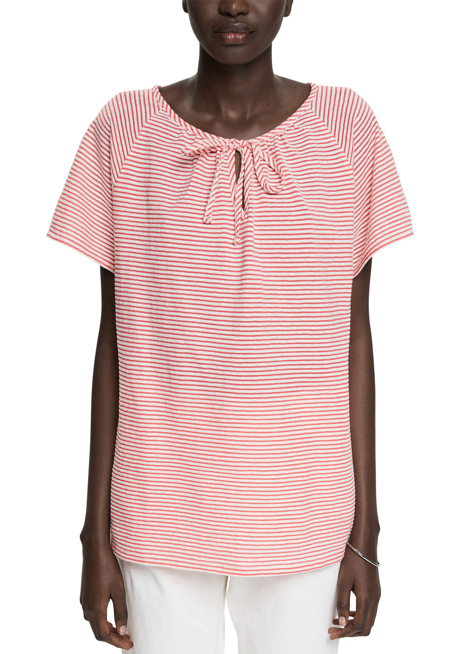 Image of Esprit Kurzarmshirt, in Streifen-Optik bei Ackermann Versand Schweiz