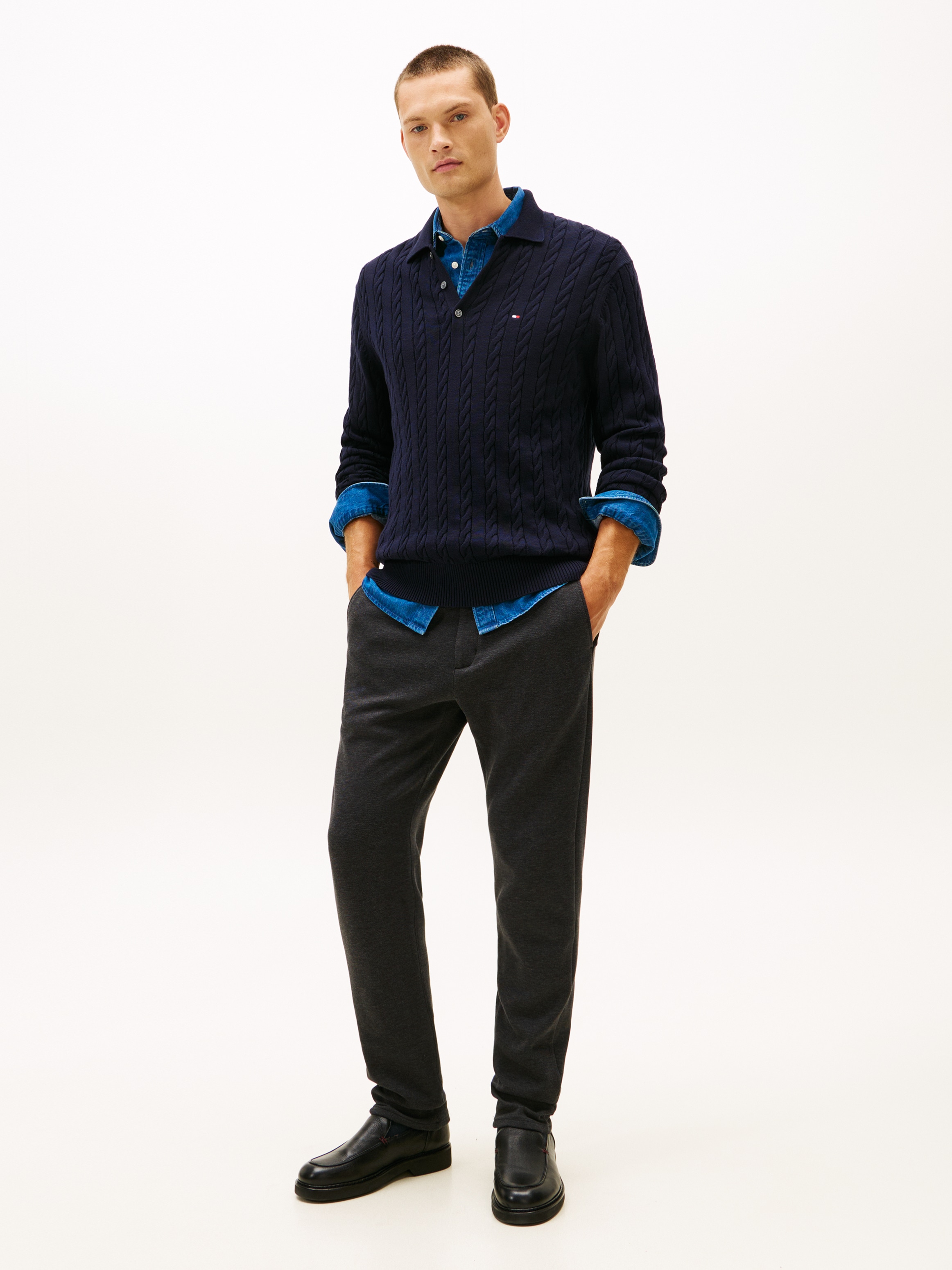 Tommy Hilfiger Pantalon en tissu »HARLEM TWO TONE«  Pique, tapered fit
