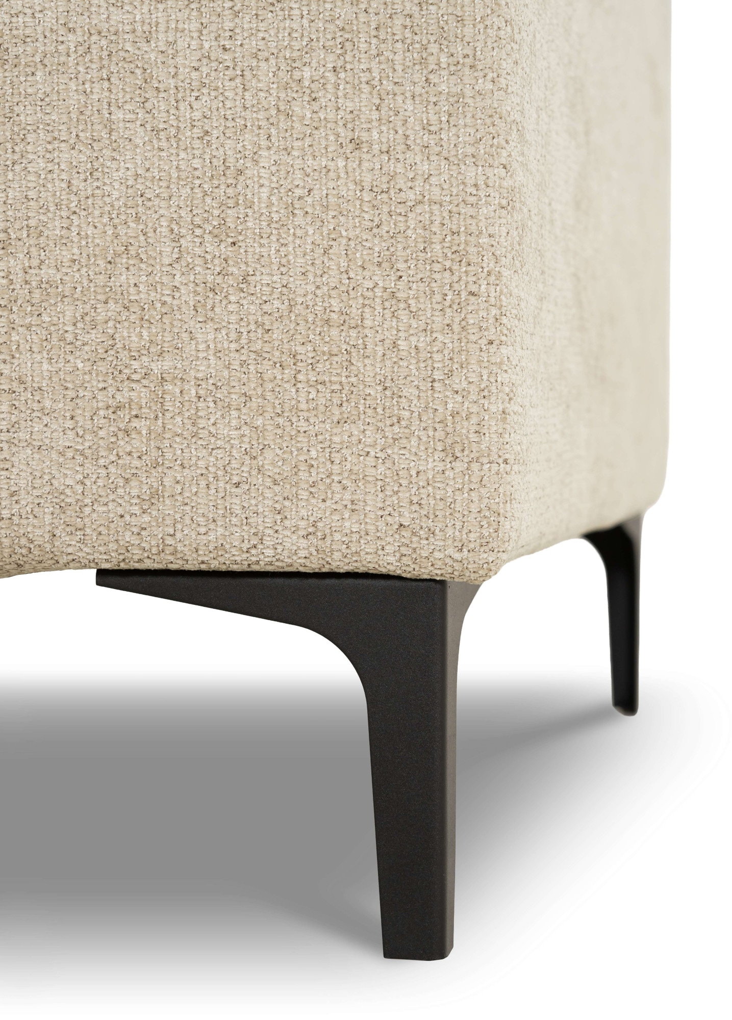 GOODproduct Wohnlandschaft »OLAND U-Form, XXL, B: 342 cm, Skandi-Design, Chenille« Skandi-Design in Struktur, Flachgewebe, Luxus-Microfaser, Boucle