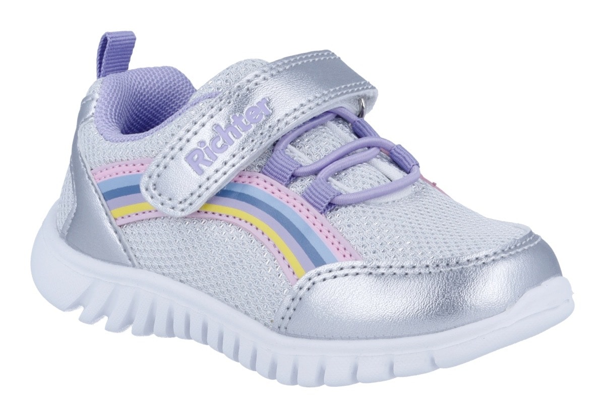 Richter Slip-On Sneaker »Wallaby«  Klettschuh mit Regenbogen-Motiv, Grössenschablone zum Download