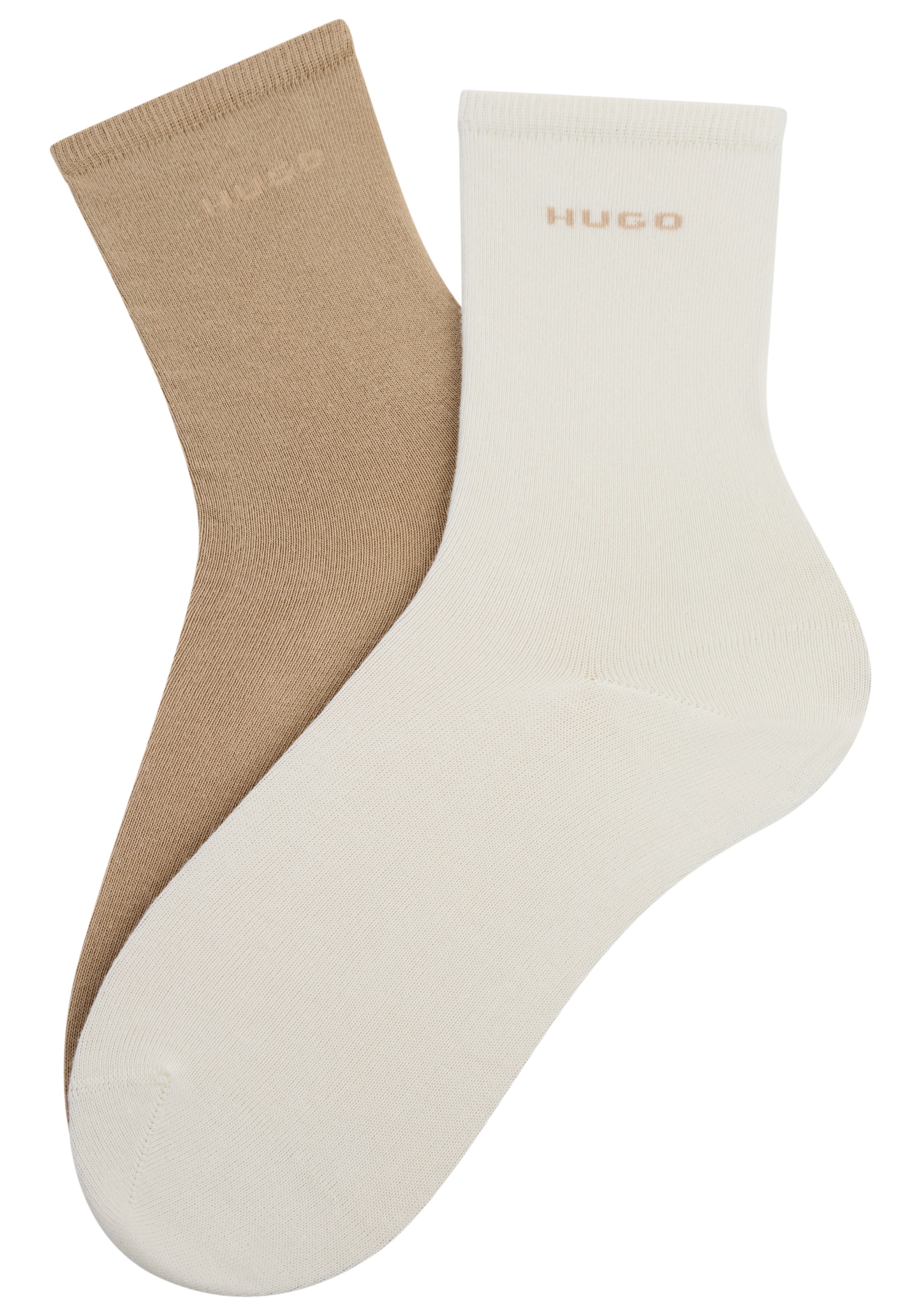 HUGO Underwear Socken »RS UNI LOGO« 2 Paar tlg. mittelhoh, aus Baumwoll-Mix mit Logos
