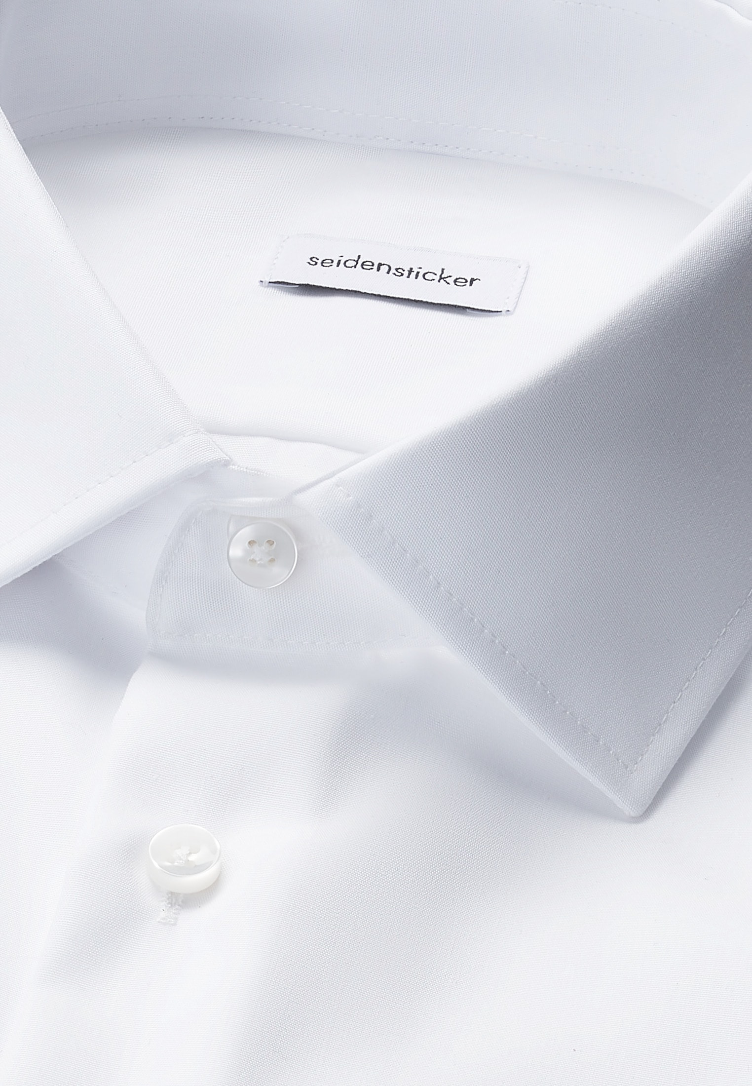 seidensticker Chemise d'affaires »Schwarze Rose« Slim 1/2 Kentkragen Uni