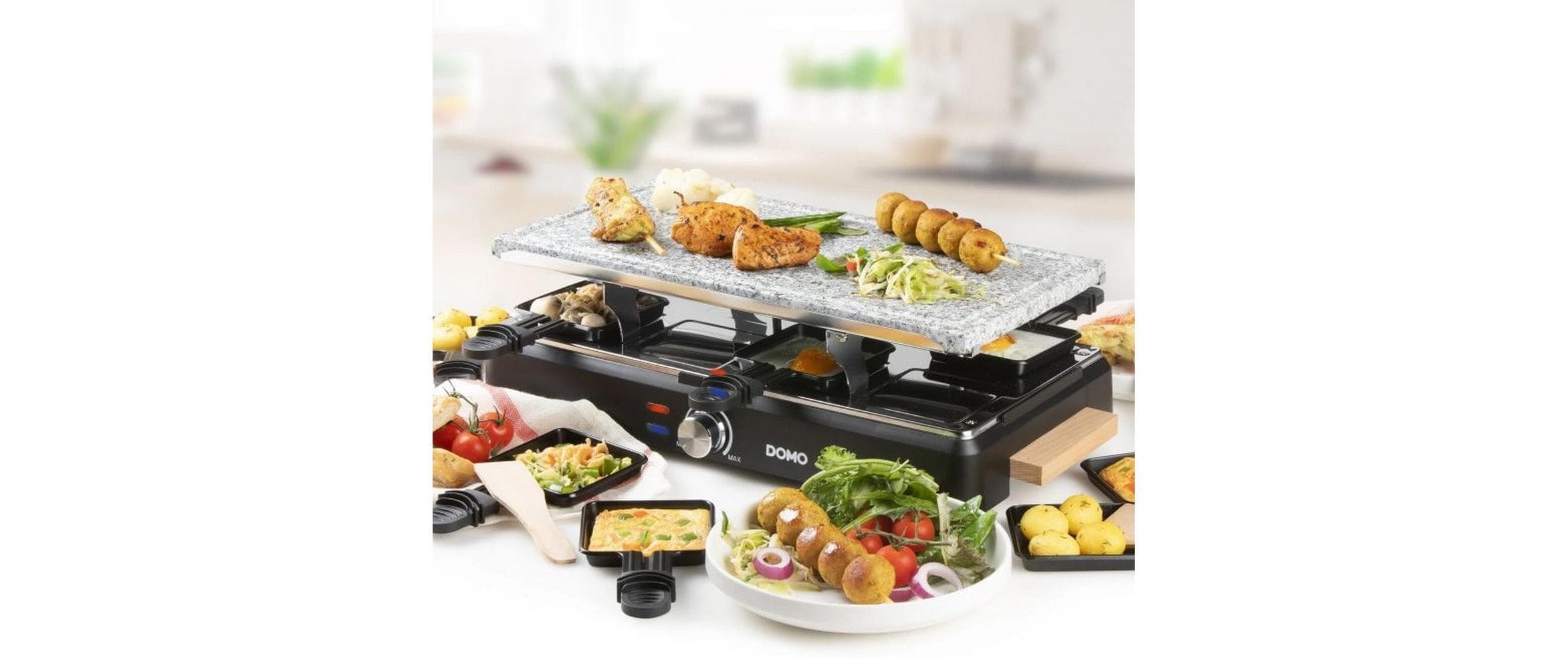 Domo »DO9262G mit Naturstein und Grillplatte« 1.400 W