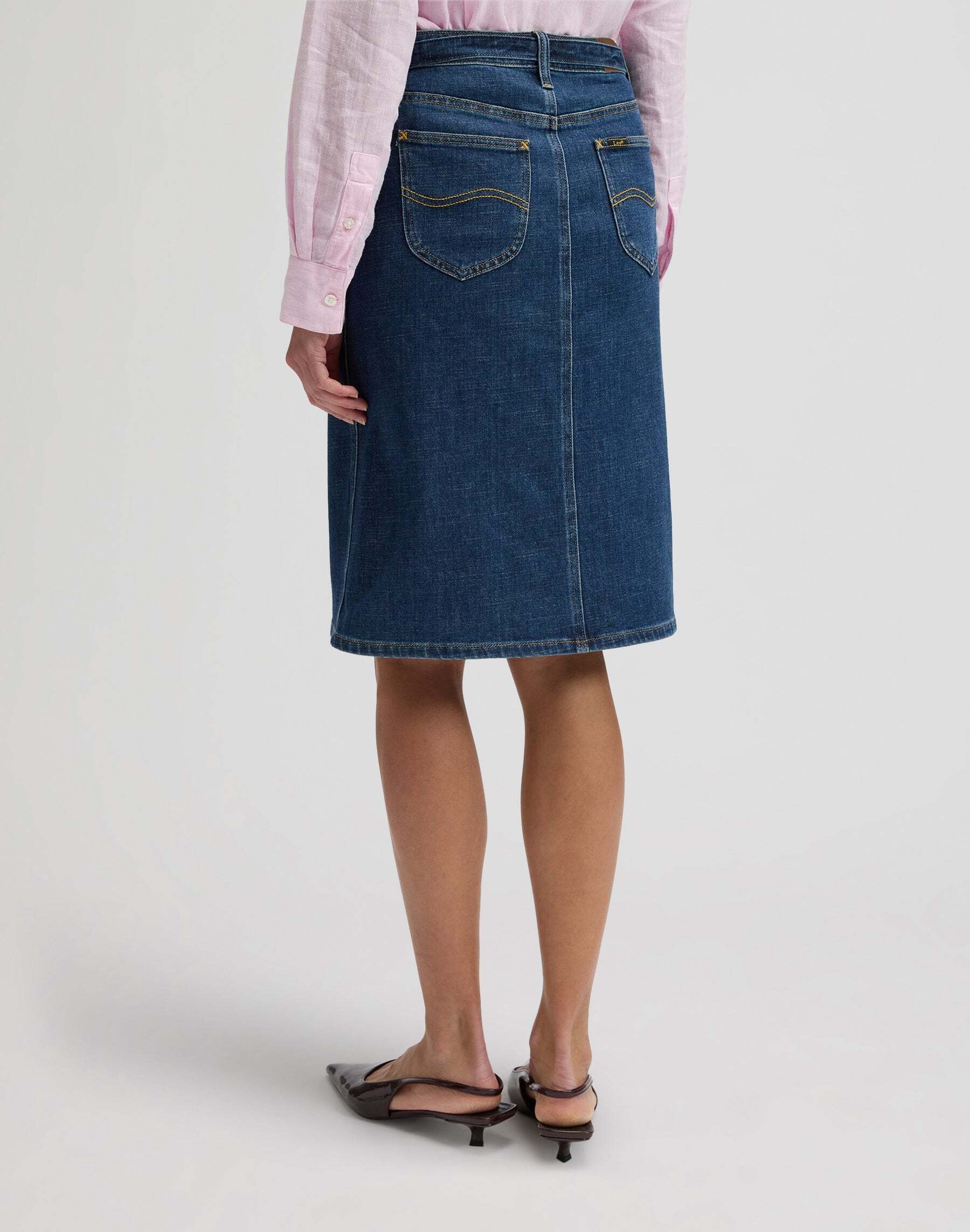 Lee® Jeansrock »Lee Jeansrock Midi With Bow«