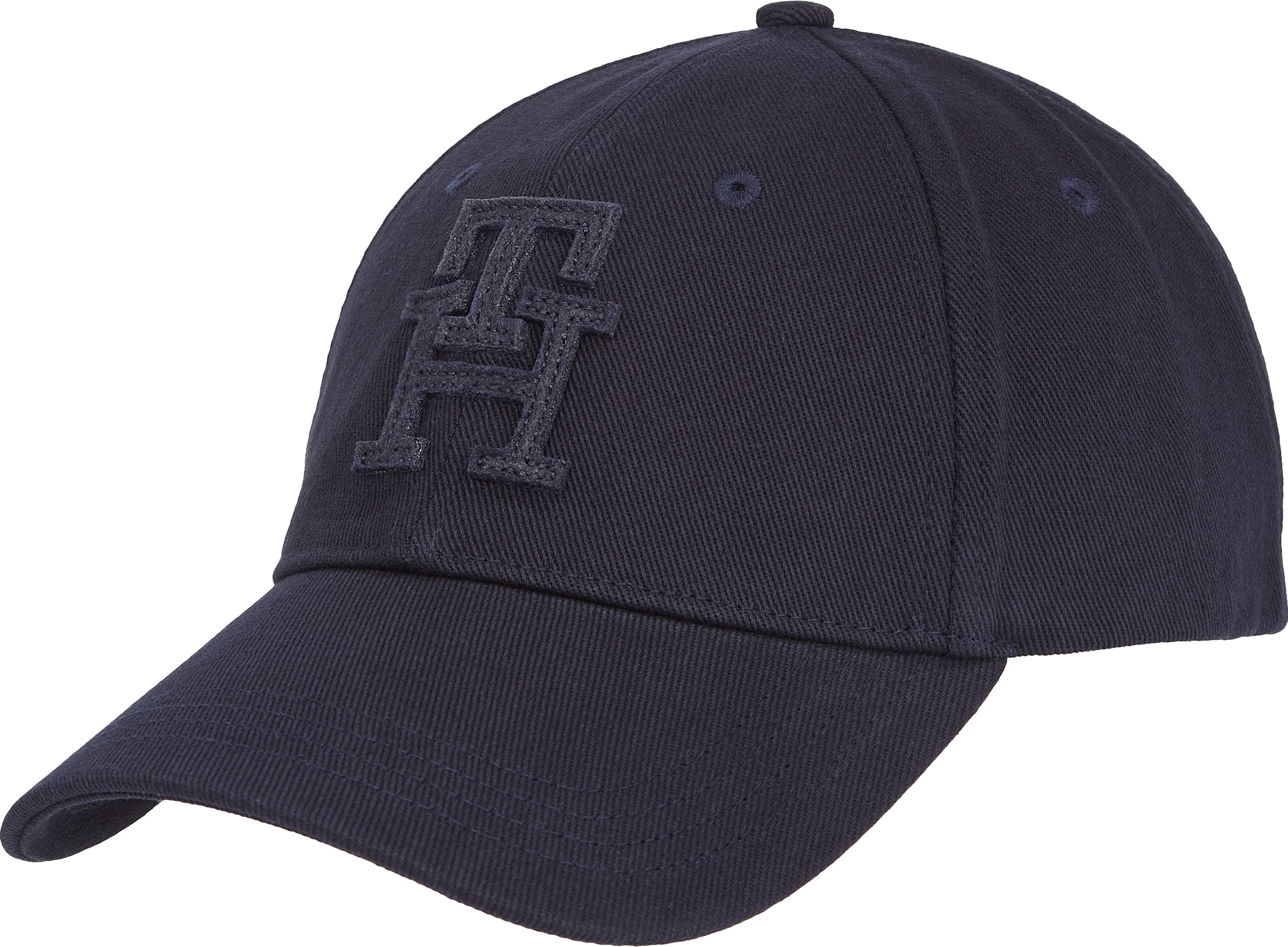 TOMMY HILFIGER Baseball Cap »TH IMD COTTON 6 PANEL CAP«, Logostickerei, Grössen verstellbar