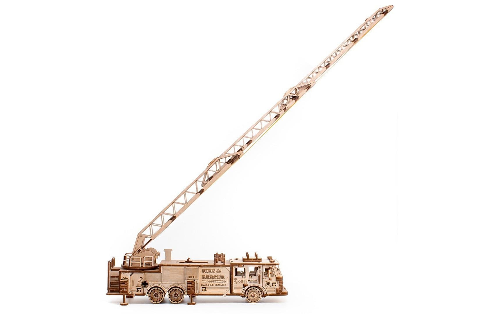   Modellbausatz »Eco-Wood-Art Feuerwehrauto« 439 Stk. tlg.