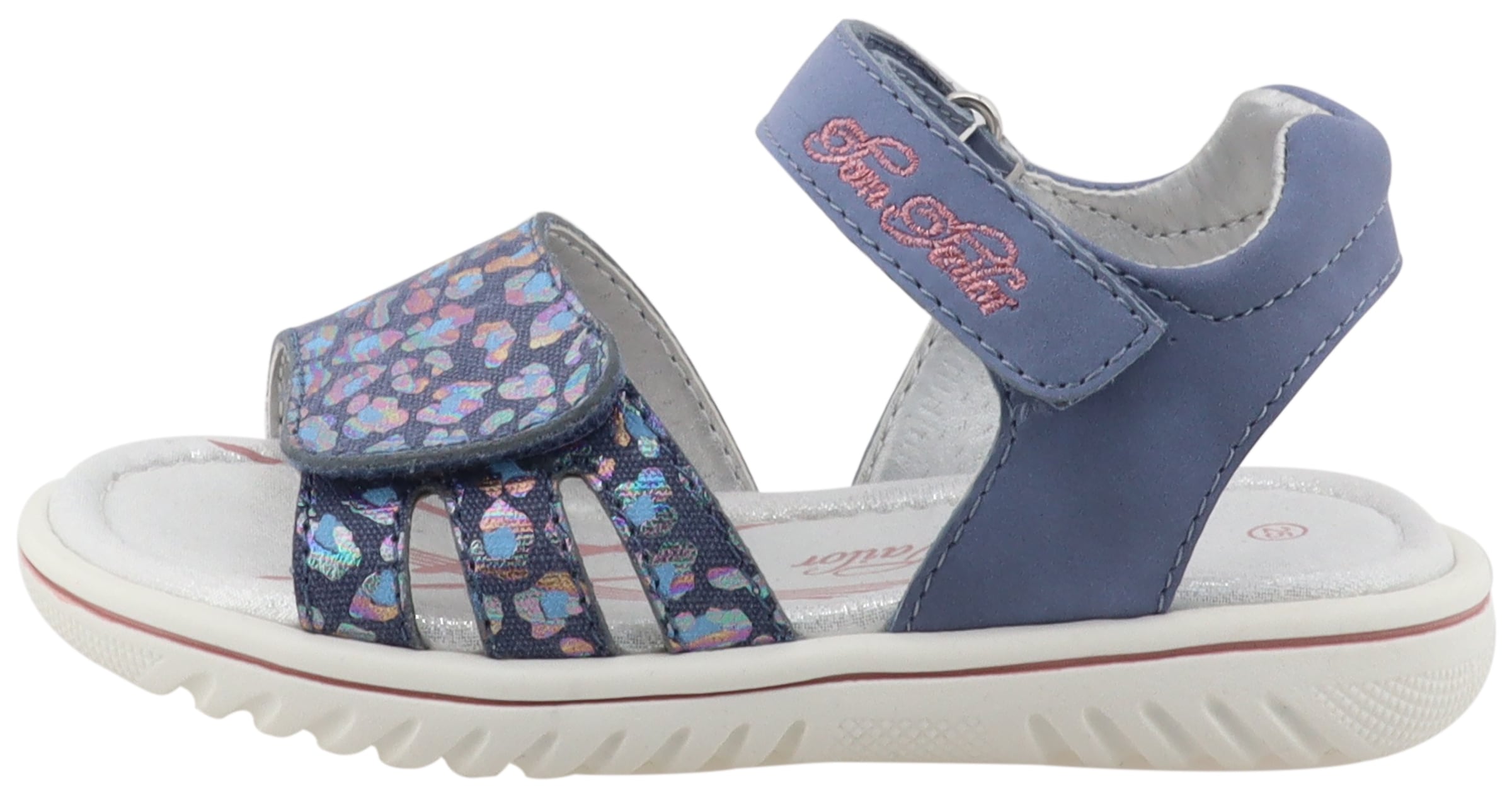 TOM TAILOR Sandale  , Sommerschuh, Klettschuh, Kinderschuh mit bunten Drucken