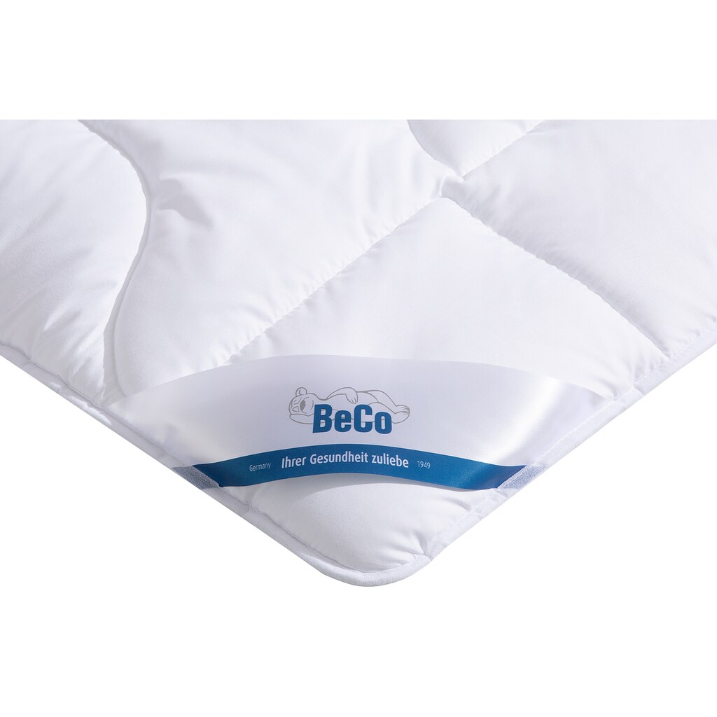 Beco Kunstfaserbettdecke »Sanalux Protect«, warm, Füllung Polyester, Bezug Baumwolle oder Polyester, (1 St.)