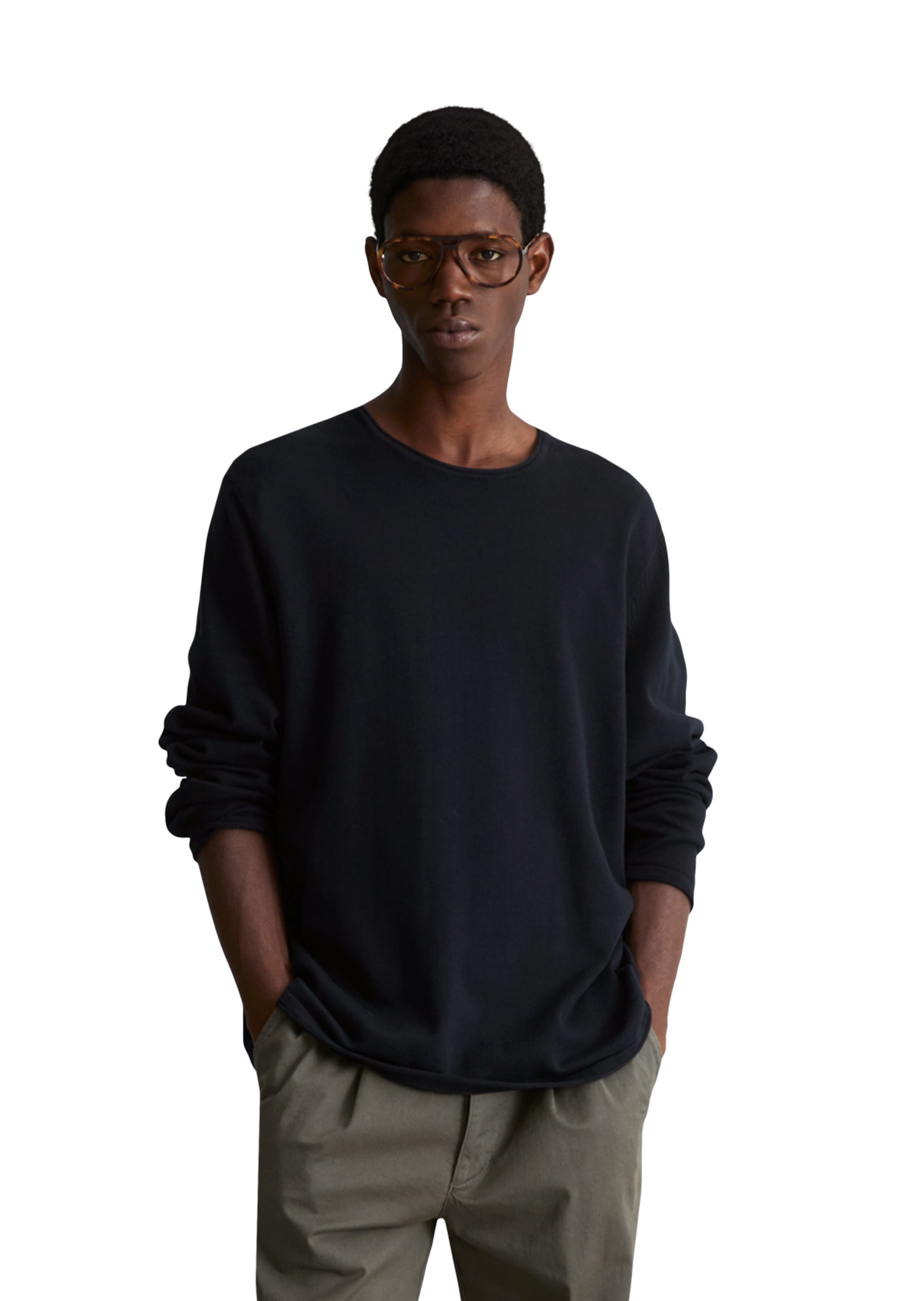 Image of Marc OPolo DENIM Strickpullover aus Organic Cotton