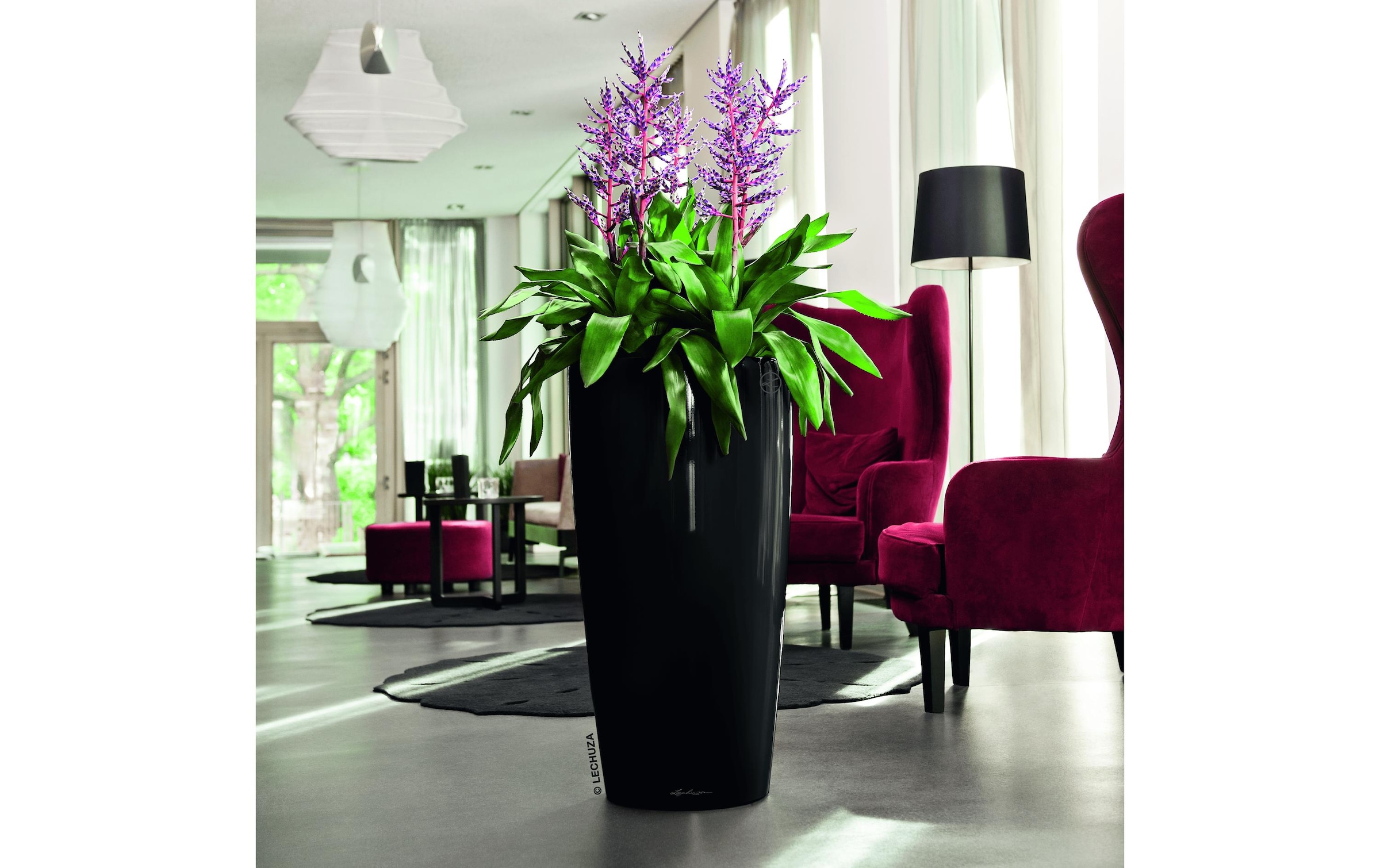   Système d'arrosage »Lechuza RONDO Premium 40« ()  Runde Pflanzsäule mit einem eleganten Design