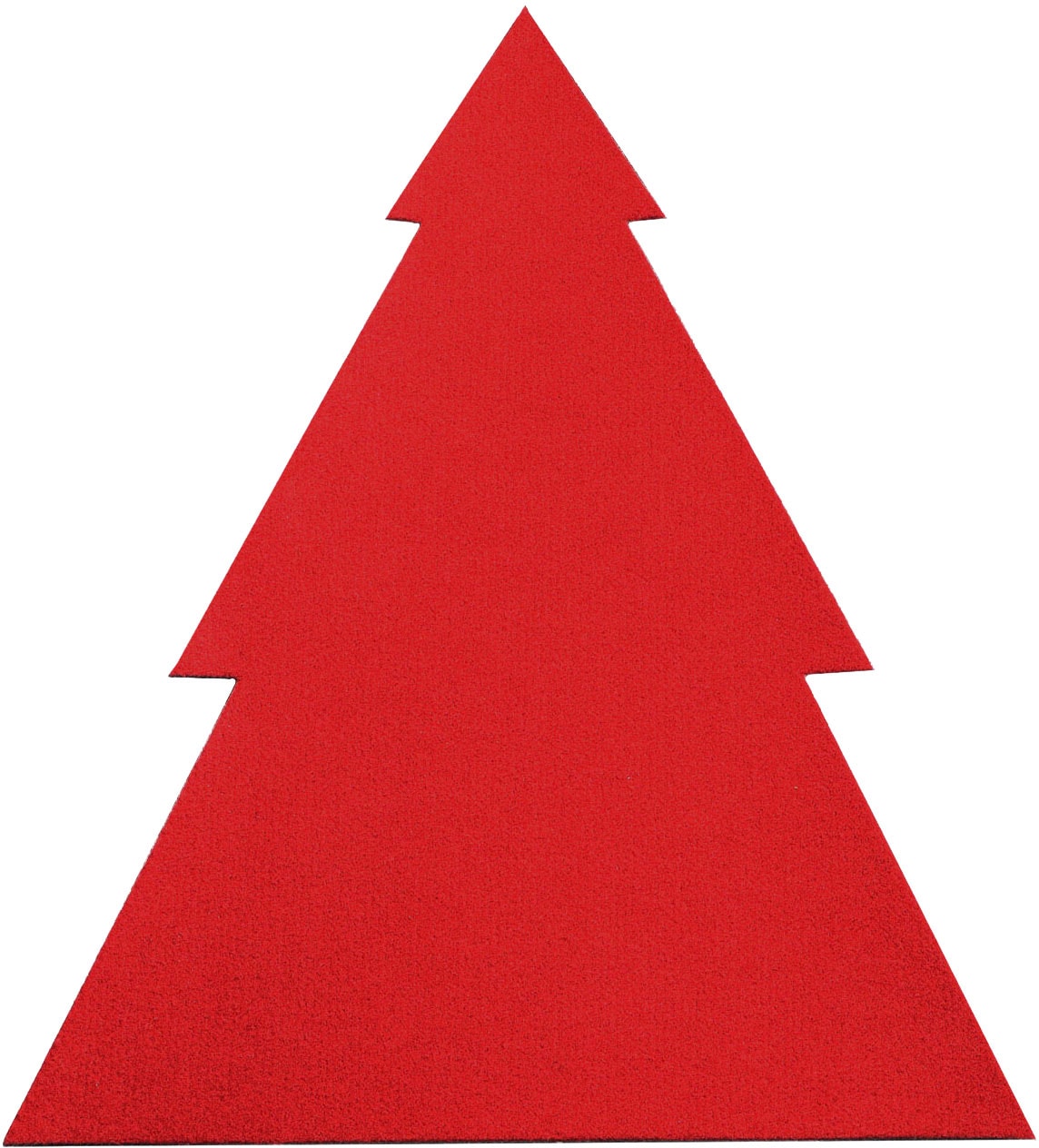 Image of Primaflor-Ideen in Textil Platzset "Tannenbaum, Weihnachtsdeko rot" auch ideal als Tischdeko oder Untersetzer, Grösse 47,5 x 40cm