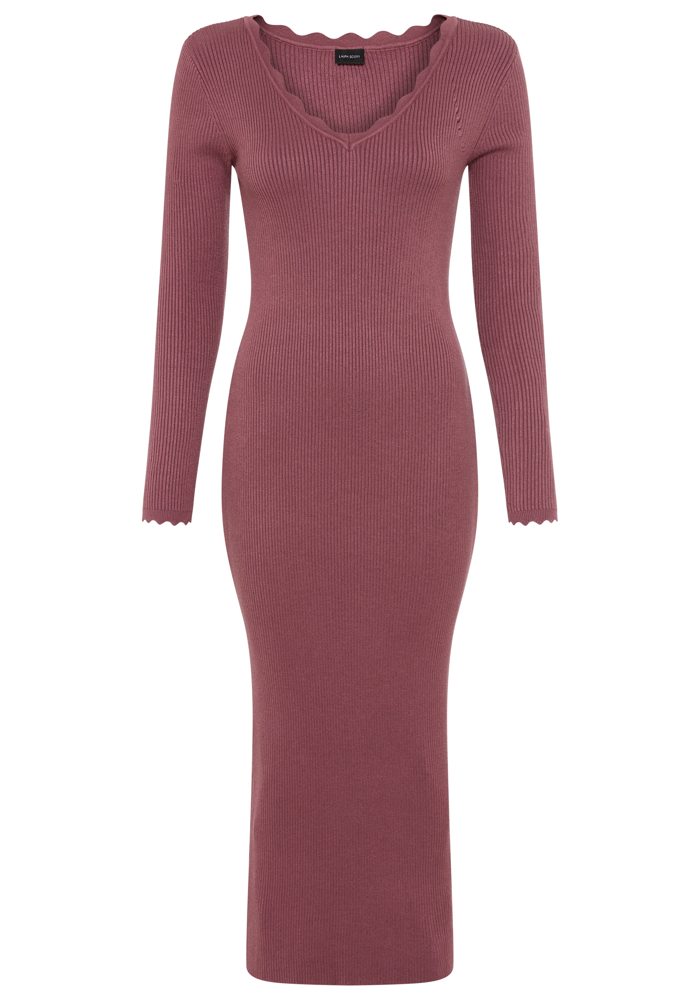 Laura Scott Strickkleid, Basic mit besonderem Detail
