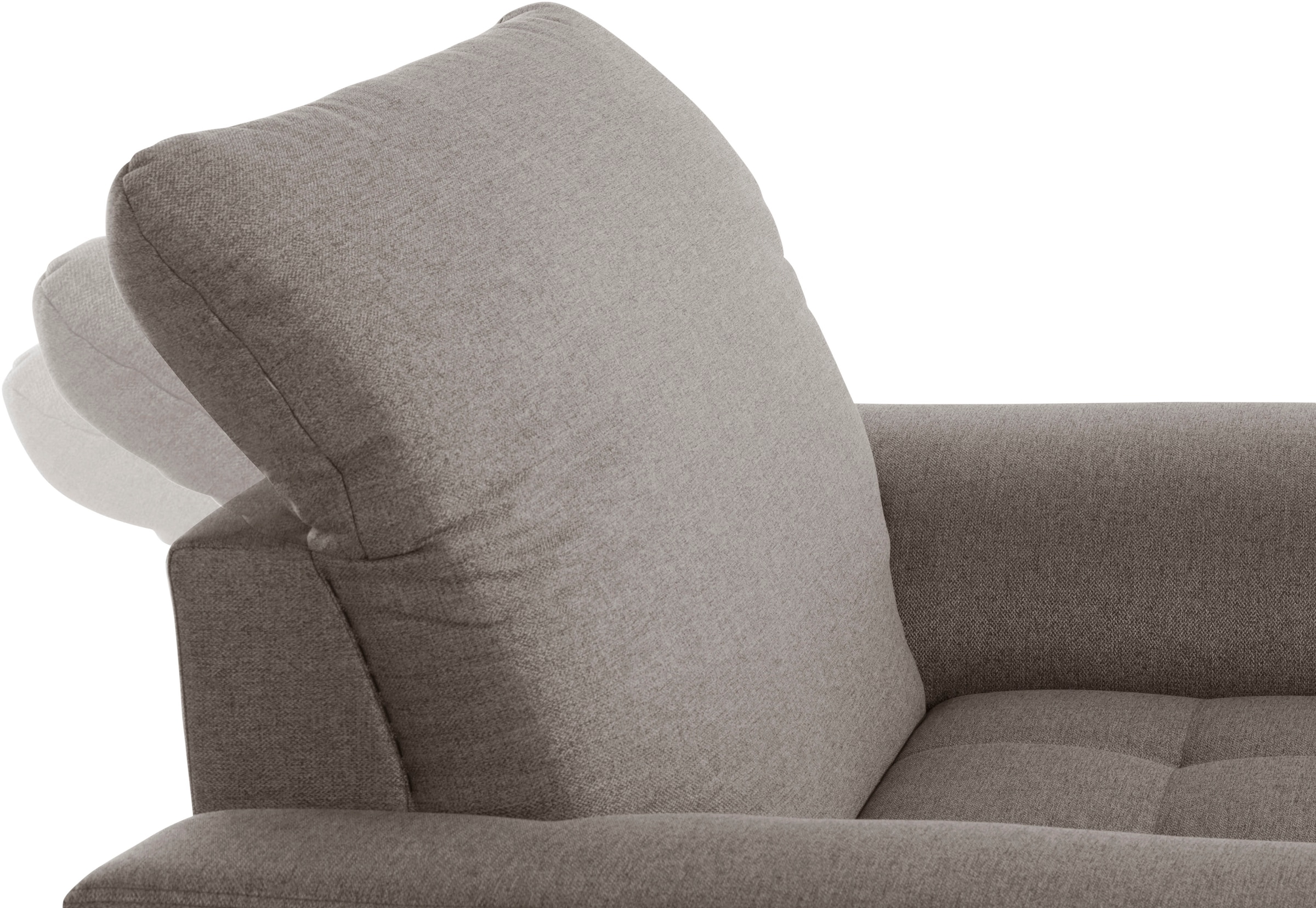 DOMO collection Sessel »Franzi, zeitlos und elegant, moderne Sitzheftung«, wahlweise mit Kopfteilverstellung