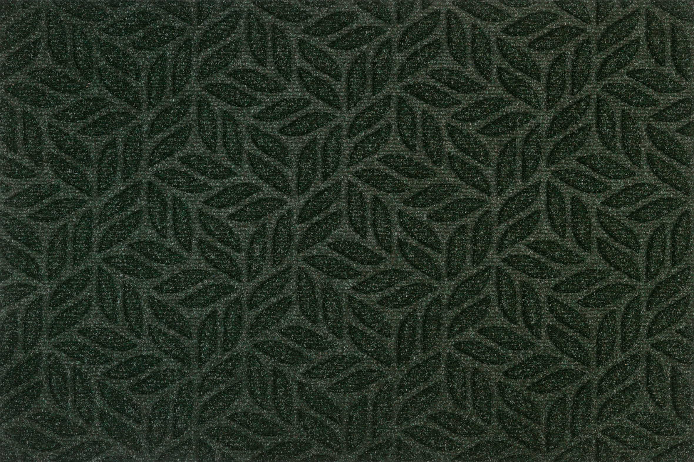 Image of wash+dry by Kleen-Tex Fussmatte "Leaves midnight green" rechteckig 8 mm Höhe
