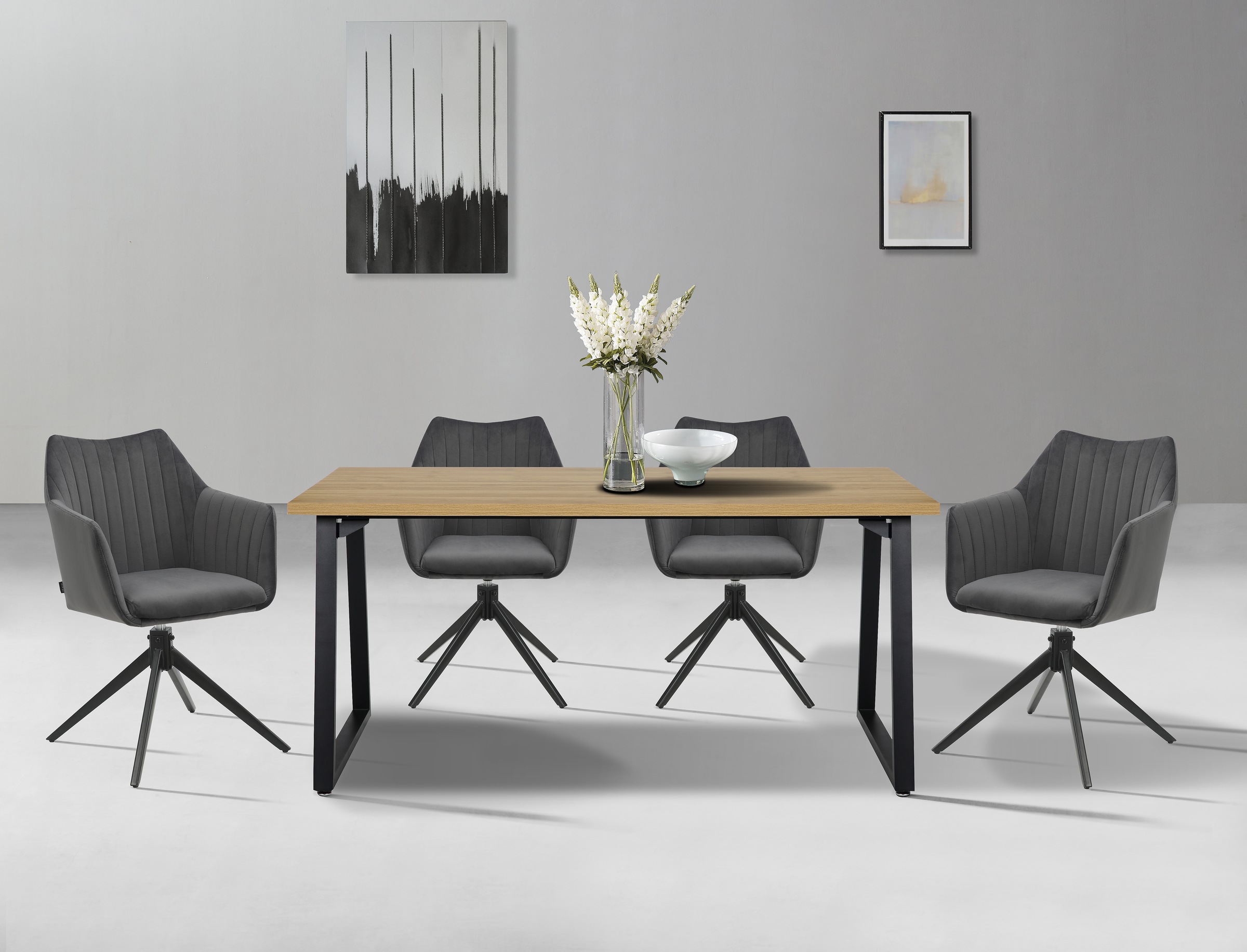 Image of GOODproduct Esszimmerstuhl "Tampa" (Set) 2 Stk.mit Drehfunktion 360 Grad