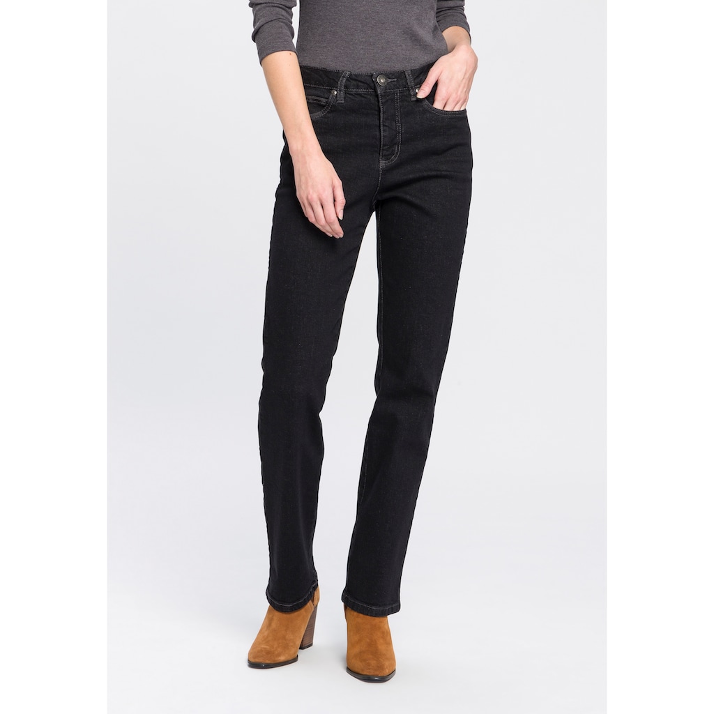 Arizona Gerade Jeans »Comfort-Fit«, High Waist